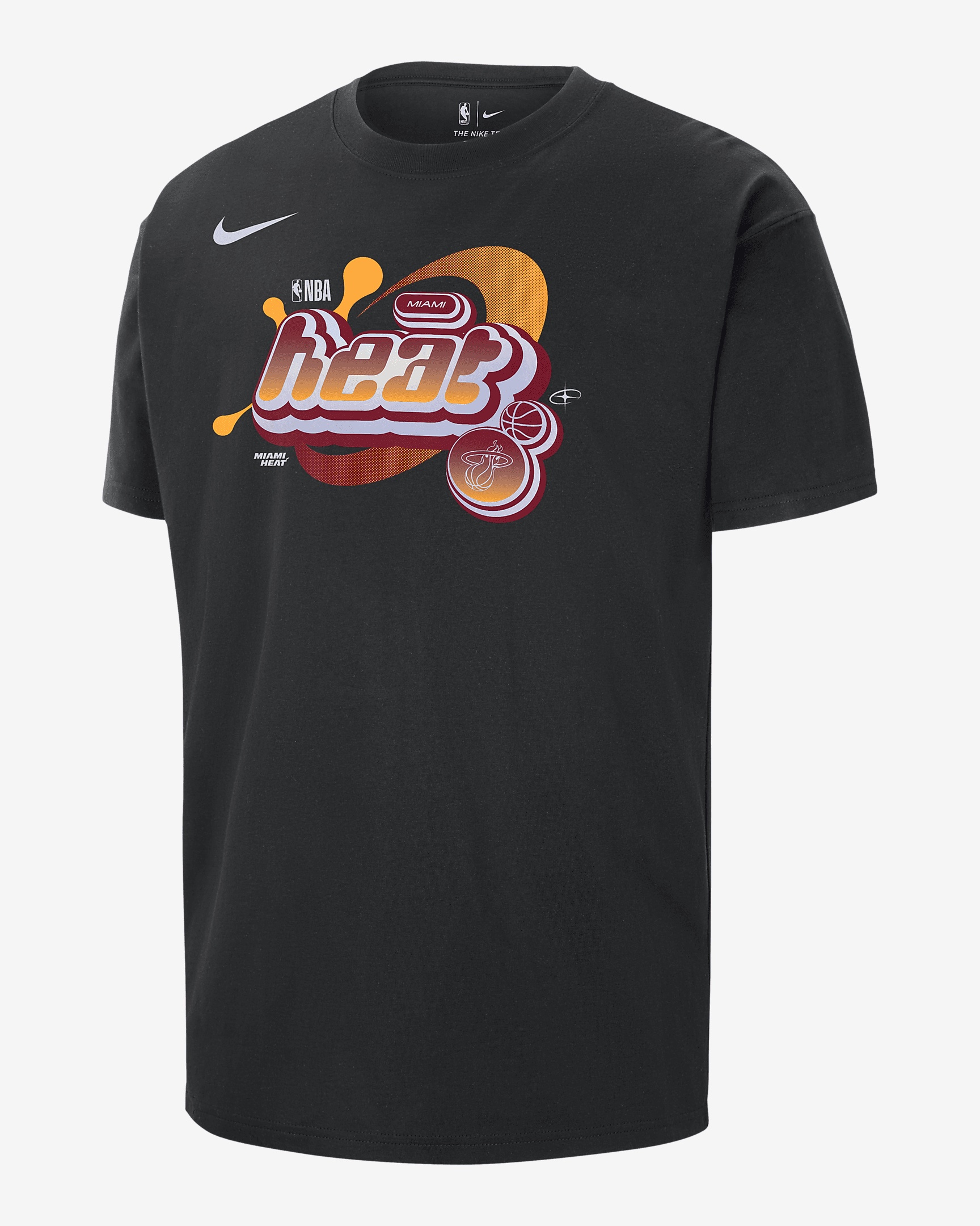 Miami Heat Courtside Nike Men's NBA Max90 T-Shirt - 1