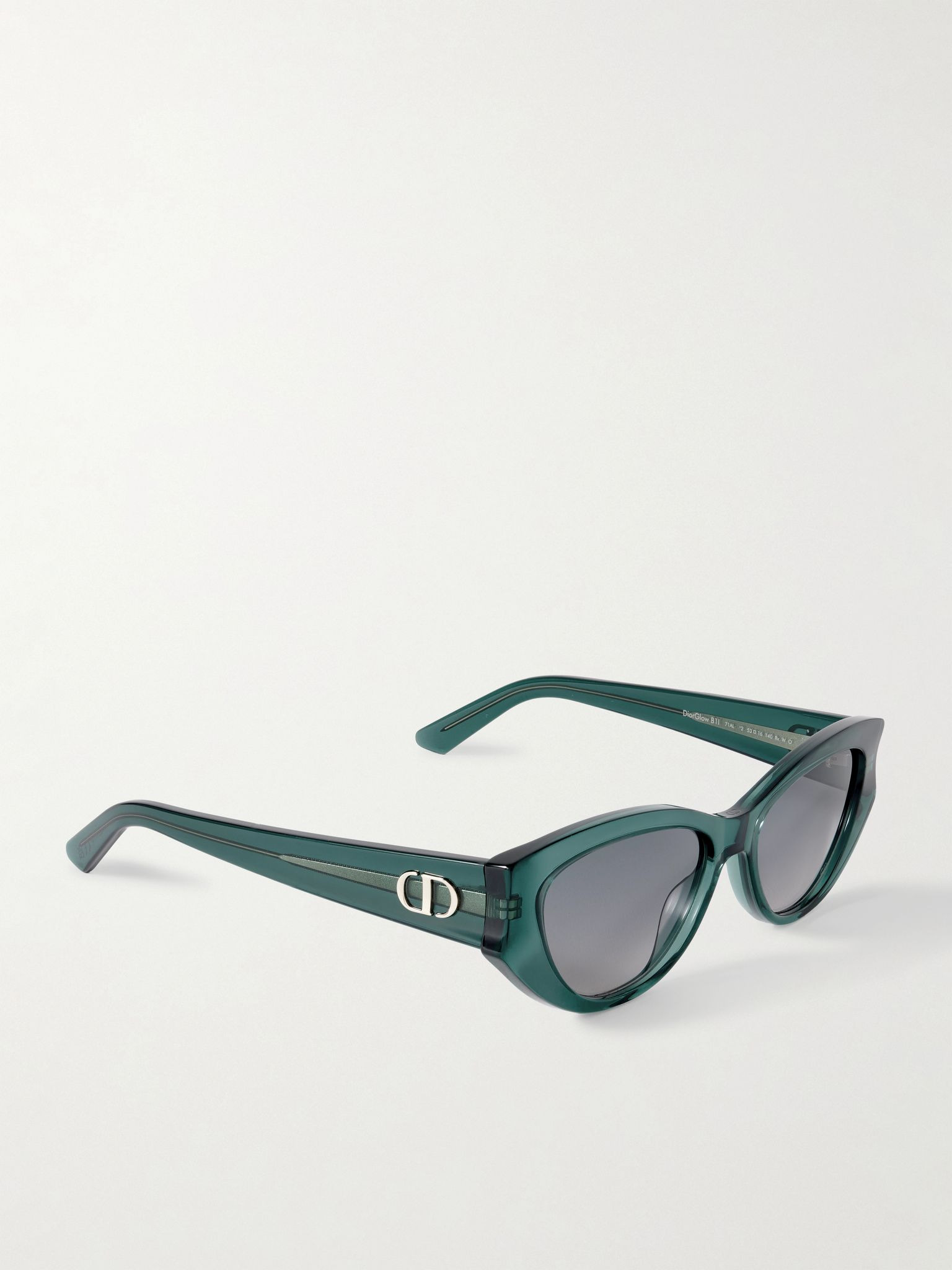 DiorGlow B1I cat-eye acetate sunglasses Turquoise - 3
