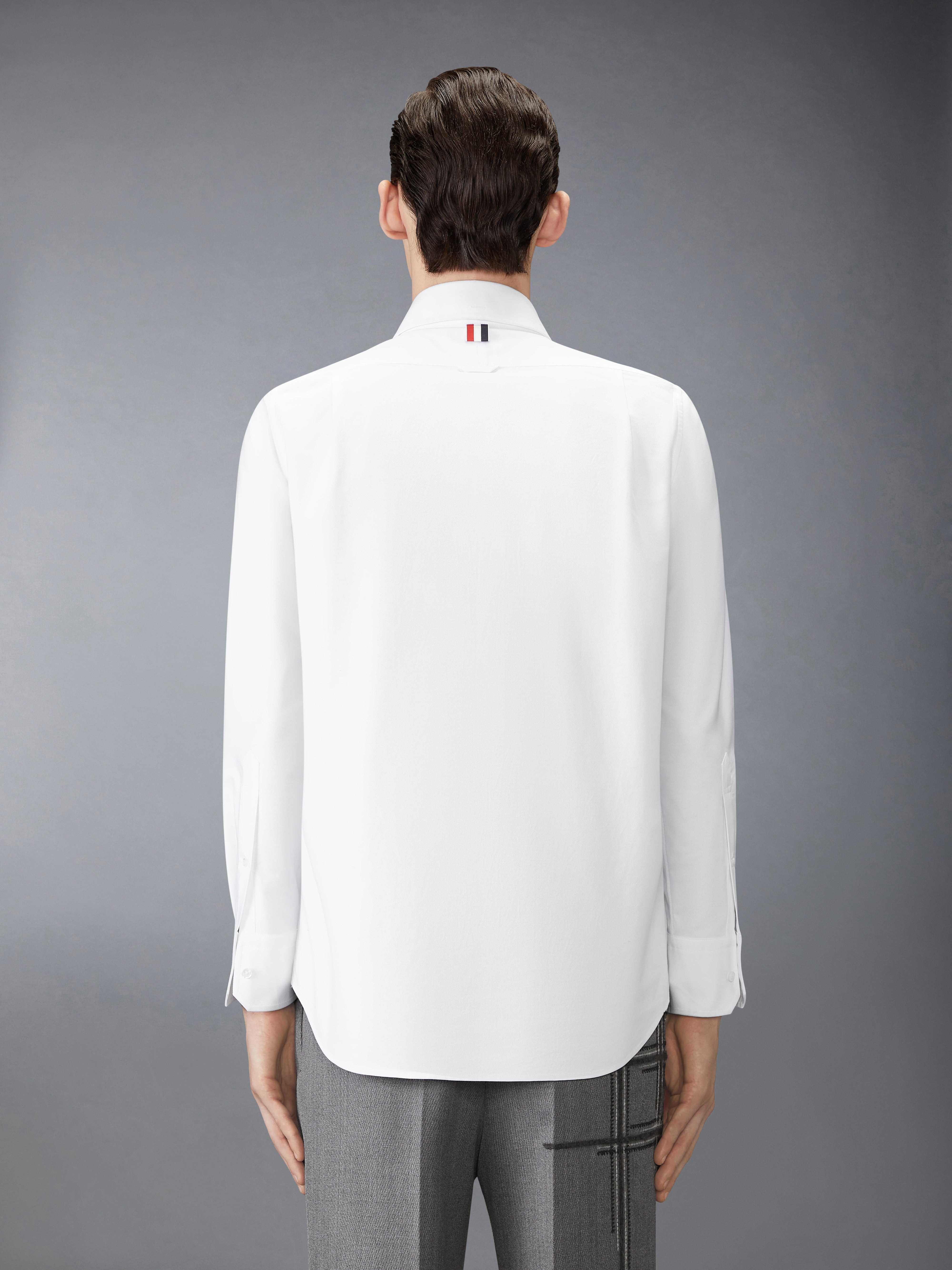 OXFORD BLANKET STITCH DEGRADE SHIRT - 4