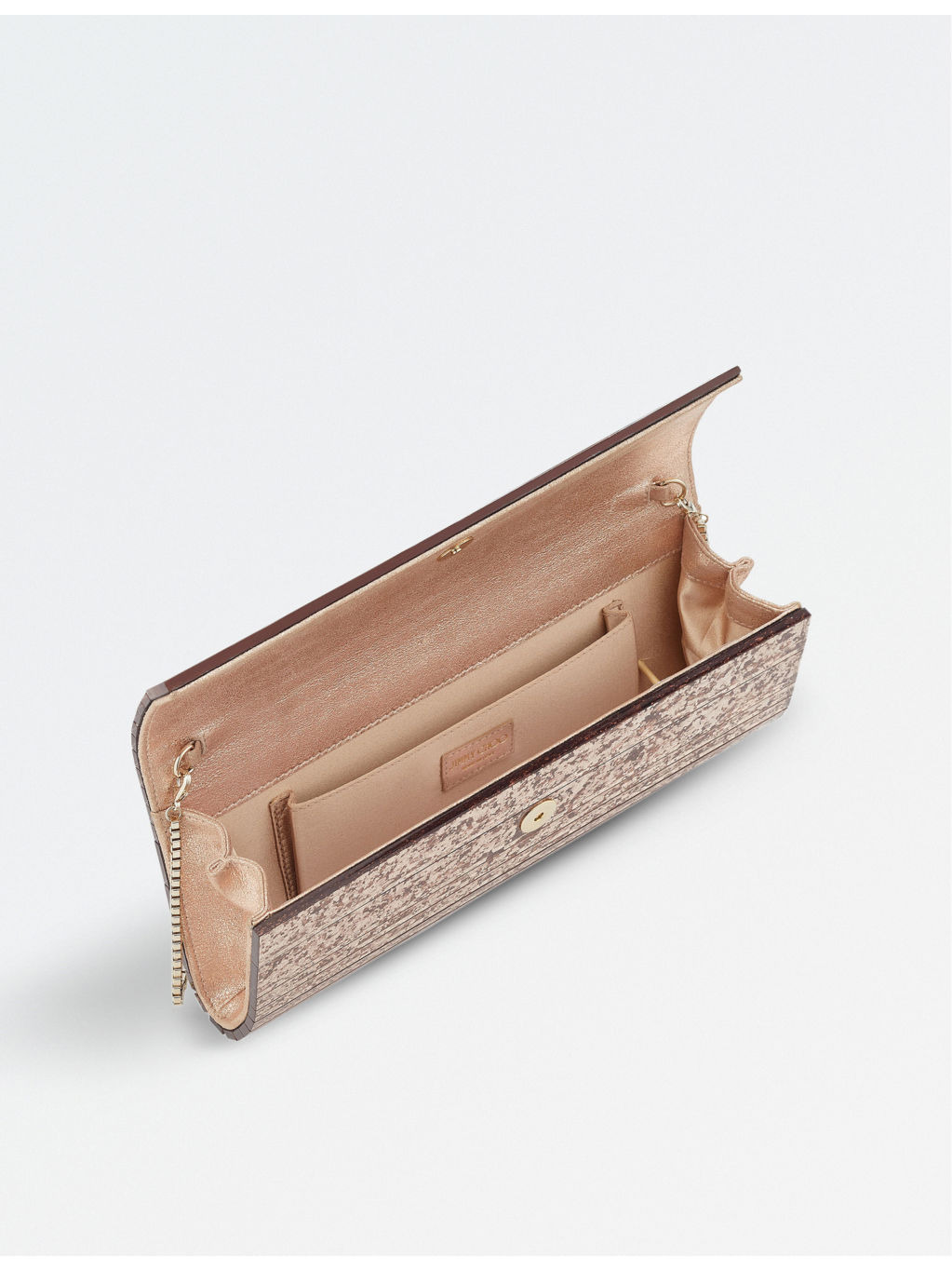 Sweetie glitter acrylic clutch bag - 4