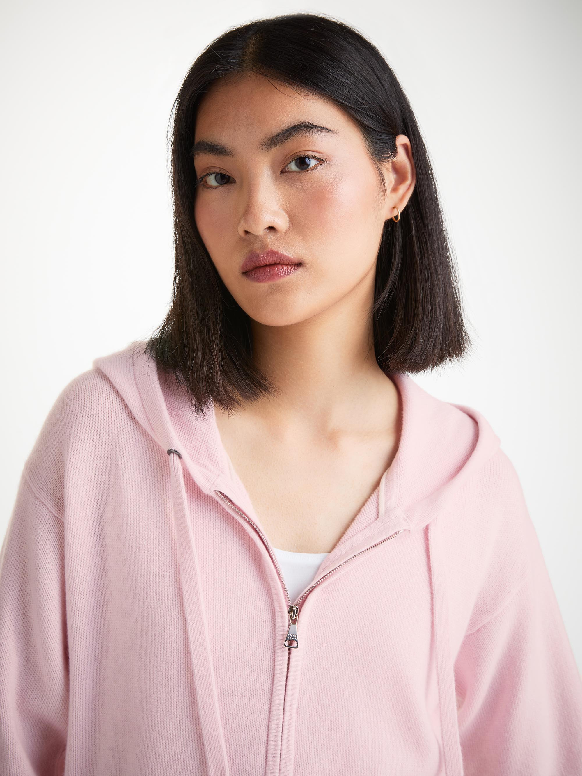 Women's Hoodie Daphne Cashmere Ice Pink - 5