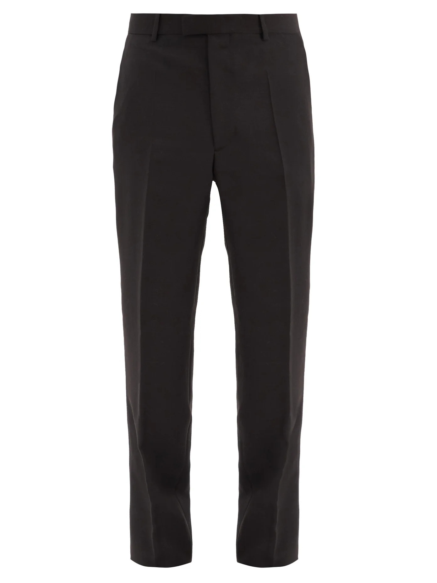 Mohair-blend straight-leg trousers - 1