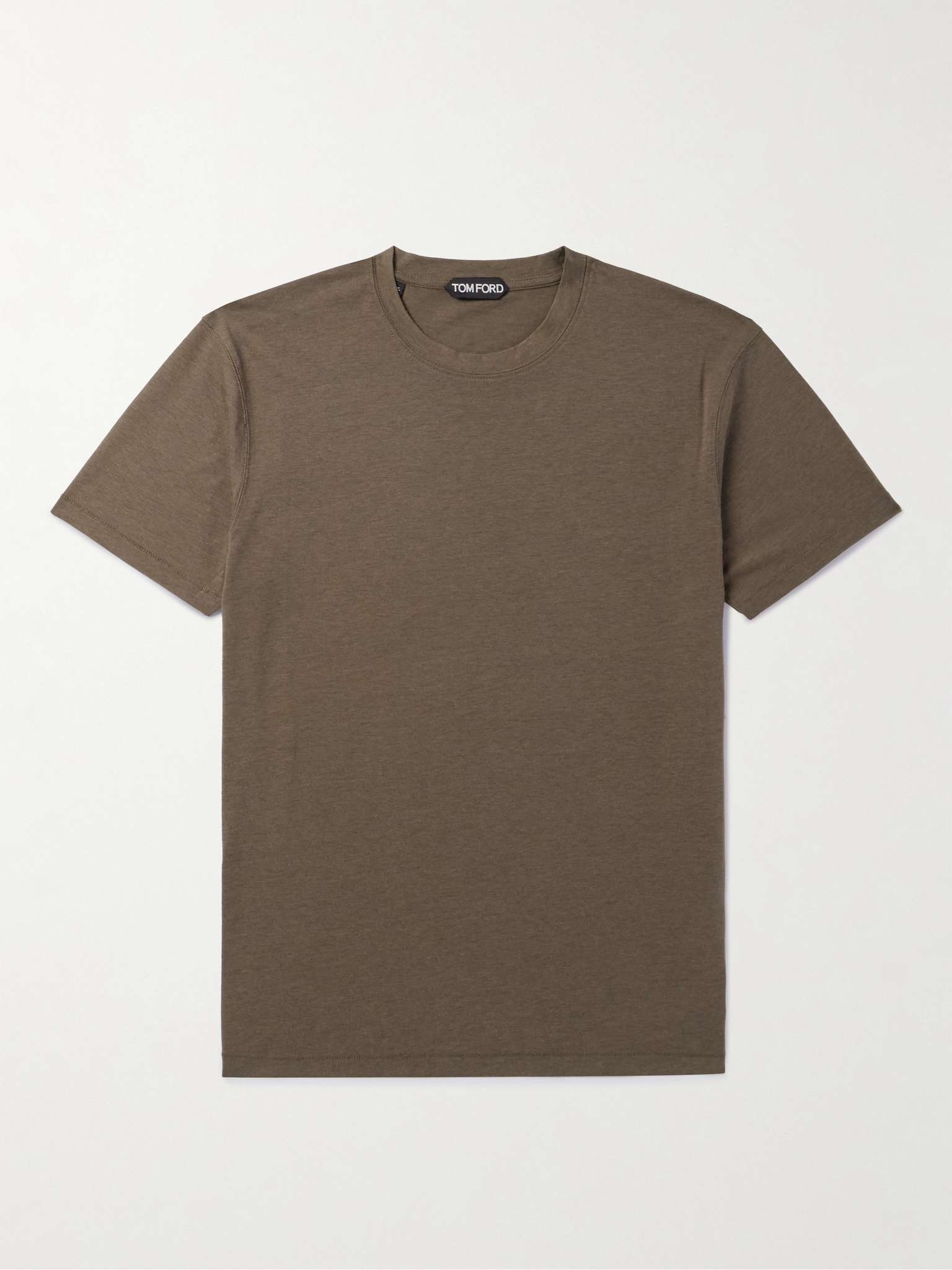 Slim-Fit Lyocell and Cotton-Blend Jersey T-Shirt - 1