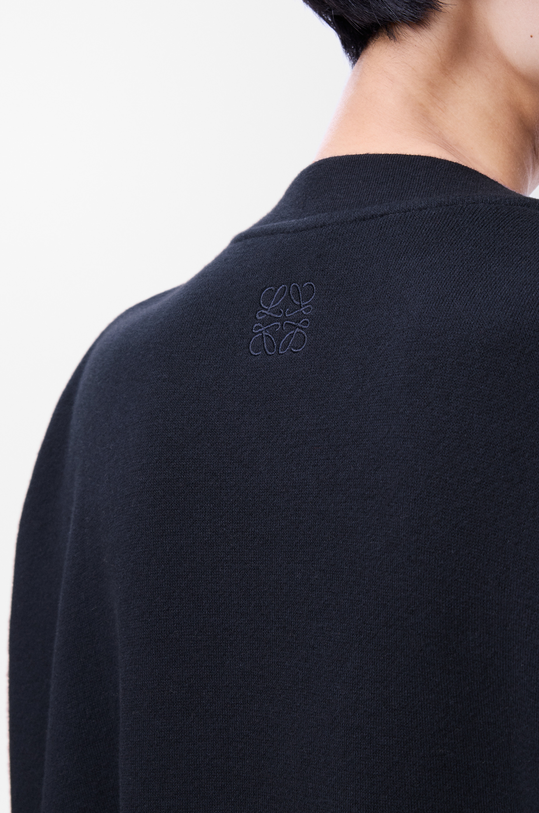Cape sweatshirt in cotton blend - 5