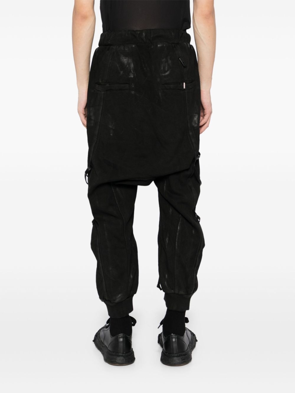coated track pants - 4