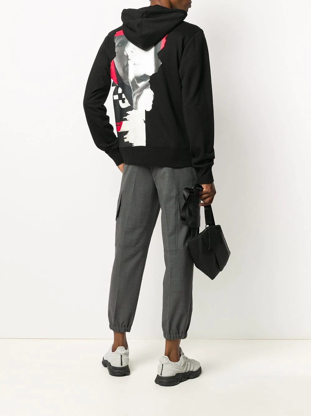 CH1 graphic-print cotton hoodie - 2