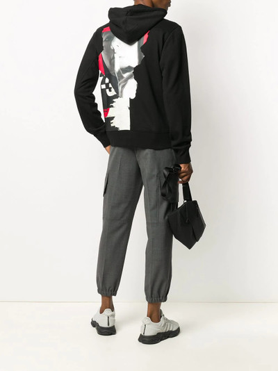 Y-3 CH1 graphic-print cotton hoodie outlook