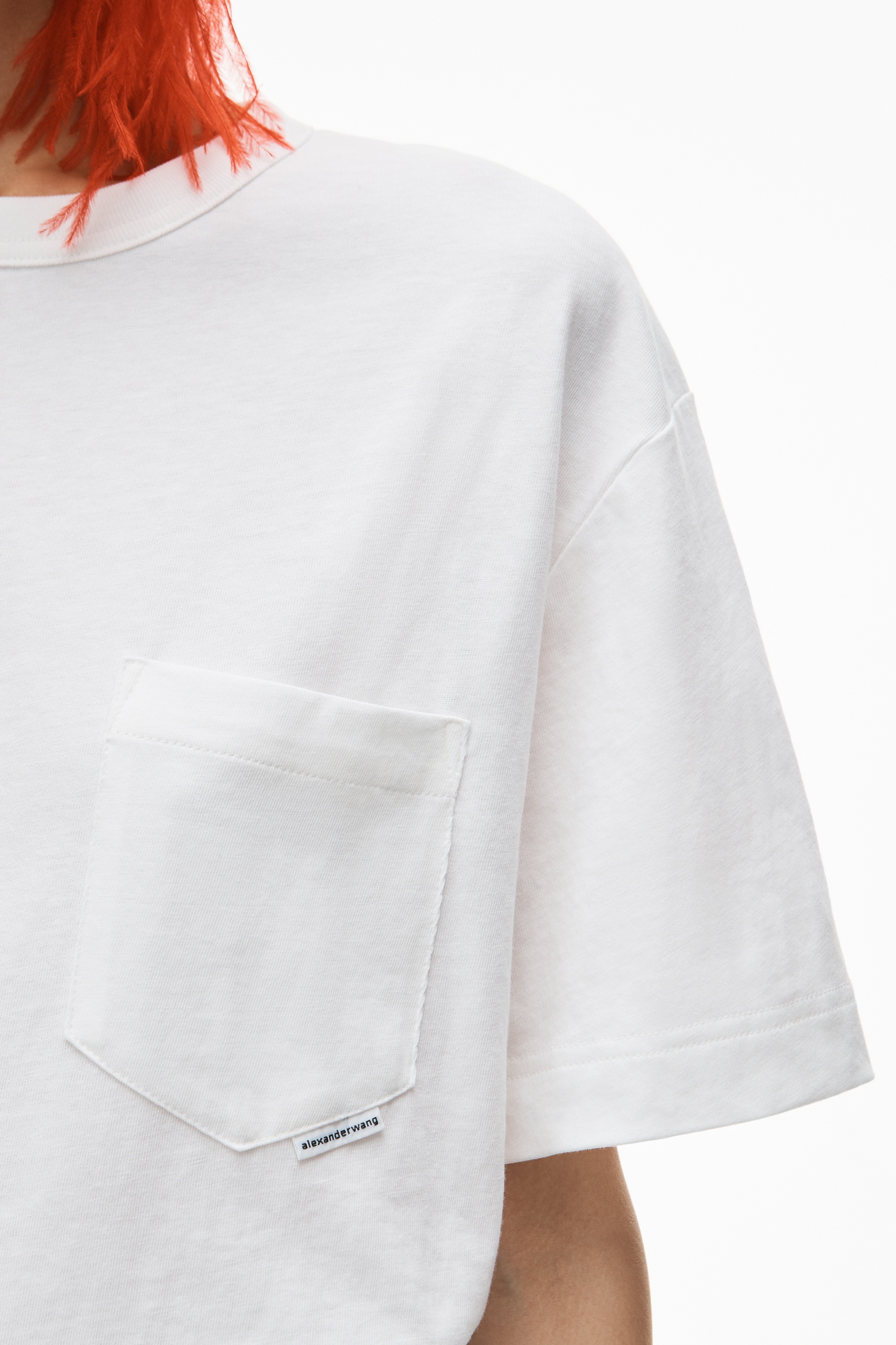 POCKET TEE IN HIGH TWIST JERSEY - 5