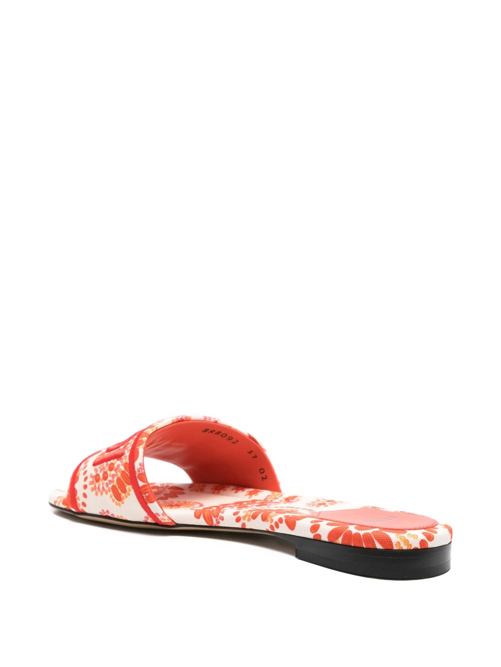 Fendi Logo-embroidered Slides - 2