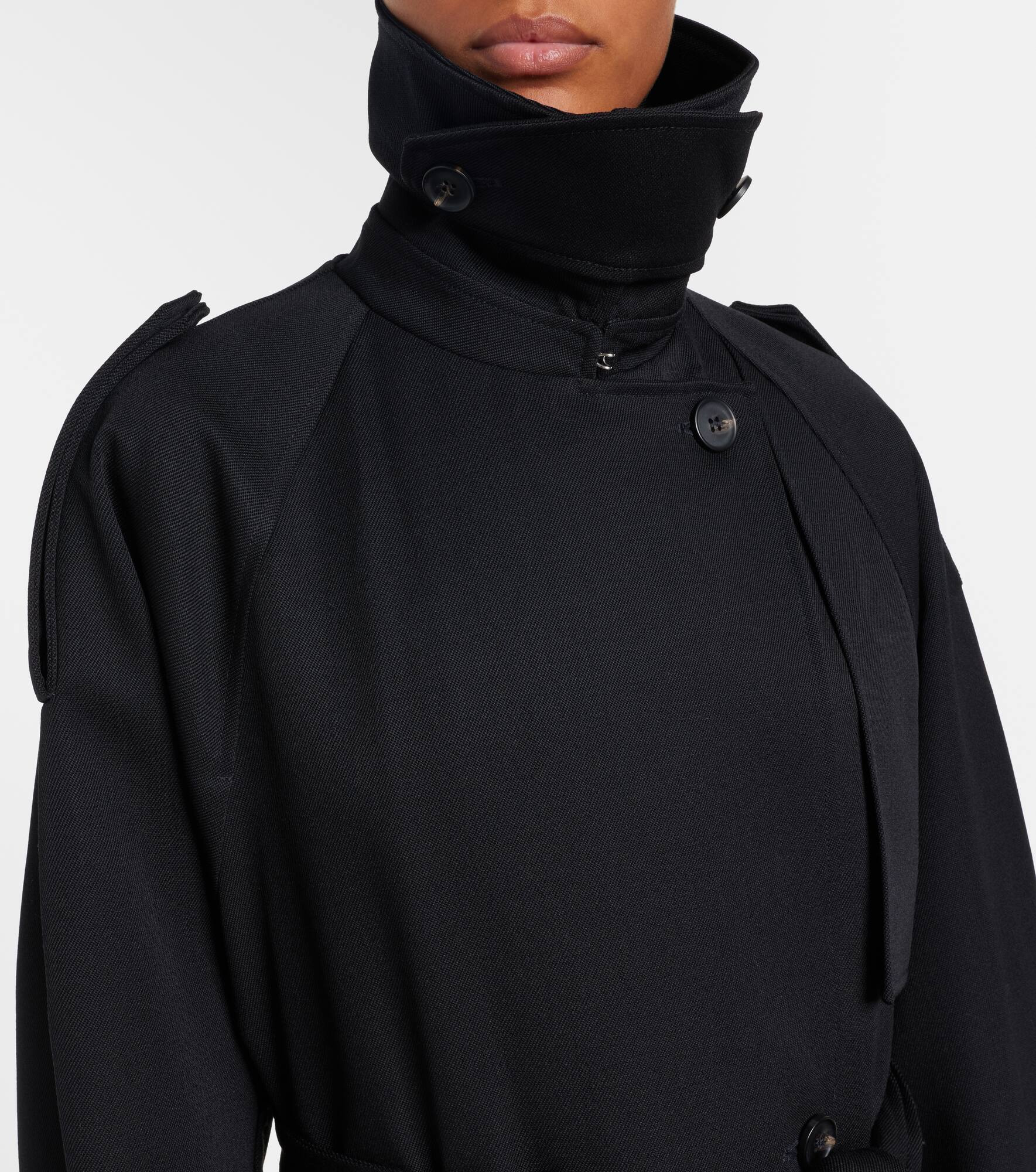 Oversized virgin wool coat - 4