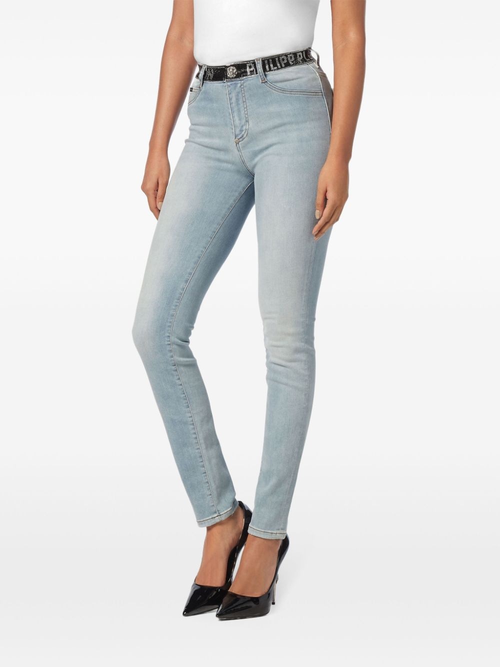 high-waisted jeggings - 3