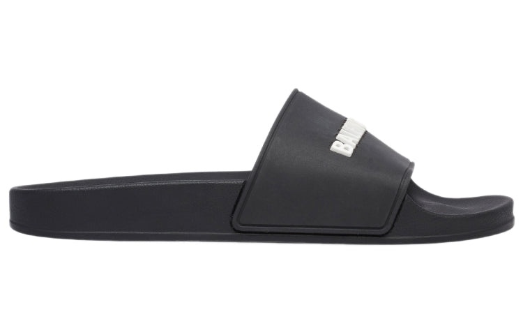 (WMNS) Balenciaga Pool Slides 'Black Rubber' 565547W1S801006 - 2