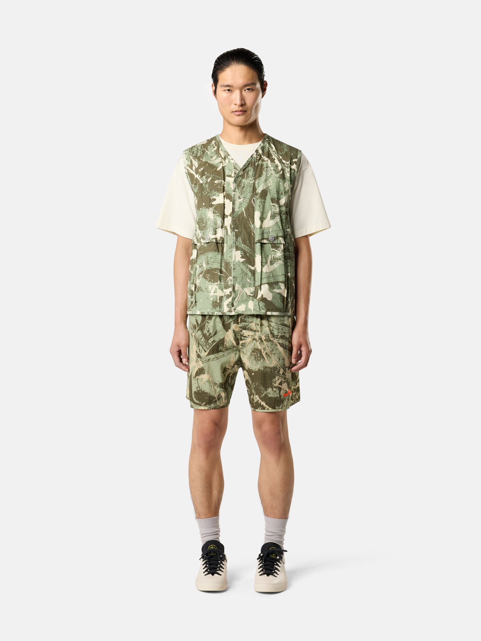 B100007 SCAN CAMO ON SHINY NYLON - 2