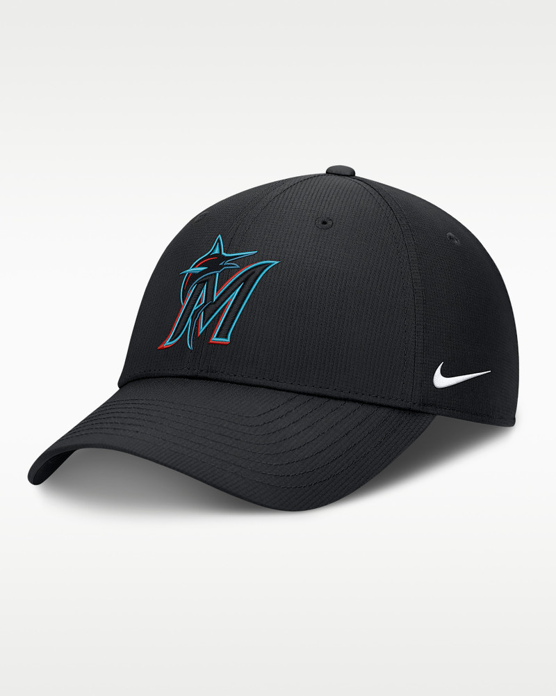 Miami Marlins Club Men's Nike Dri-FIT MLB Adjustable Hat 1