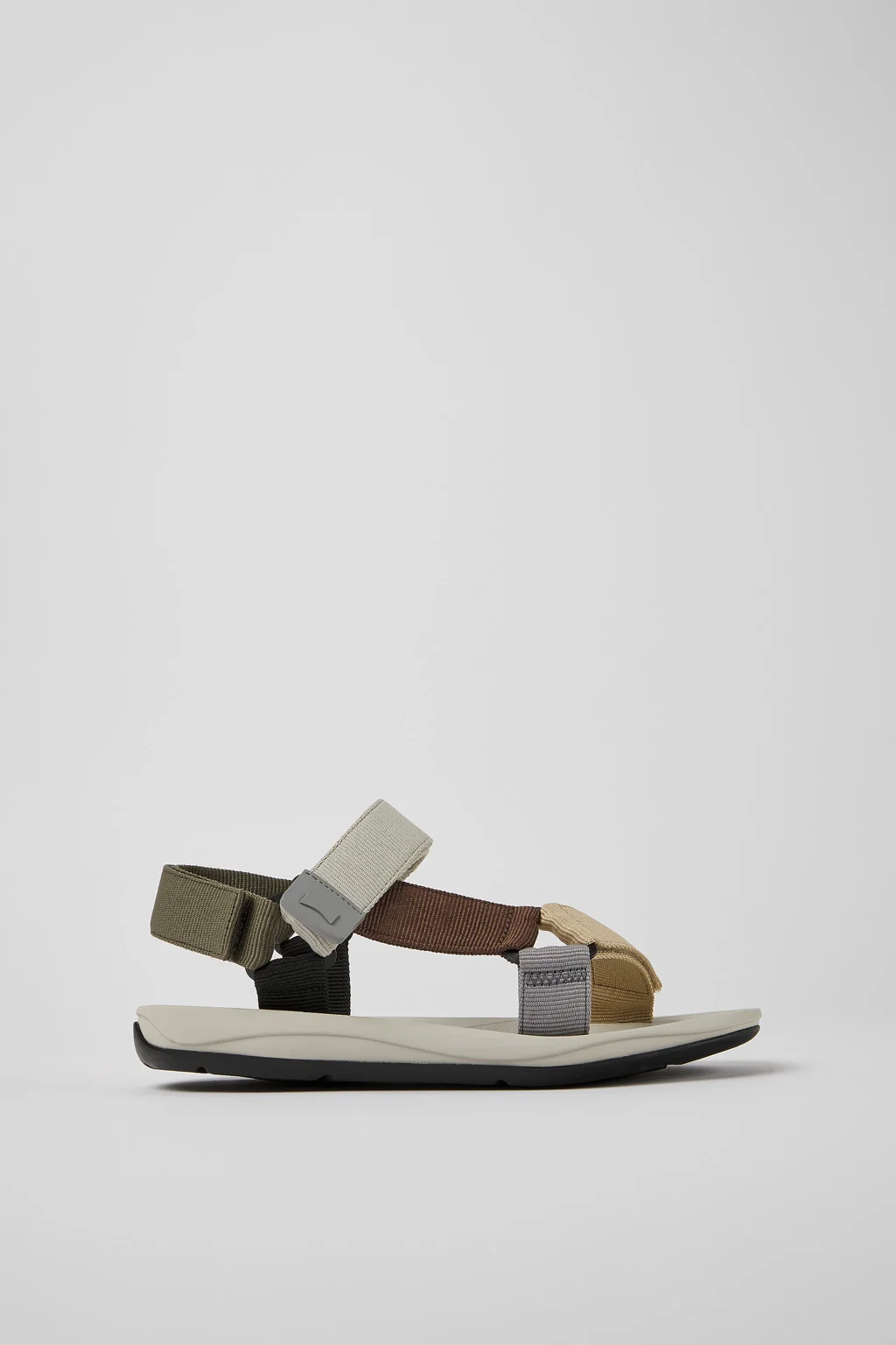 Match Multicolored textile sandals for men - 1