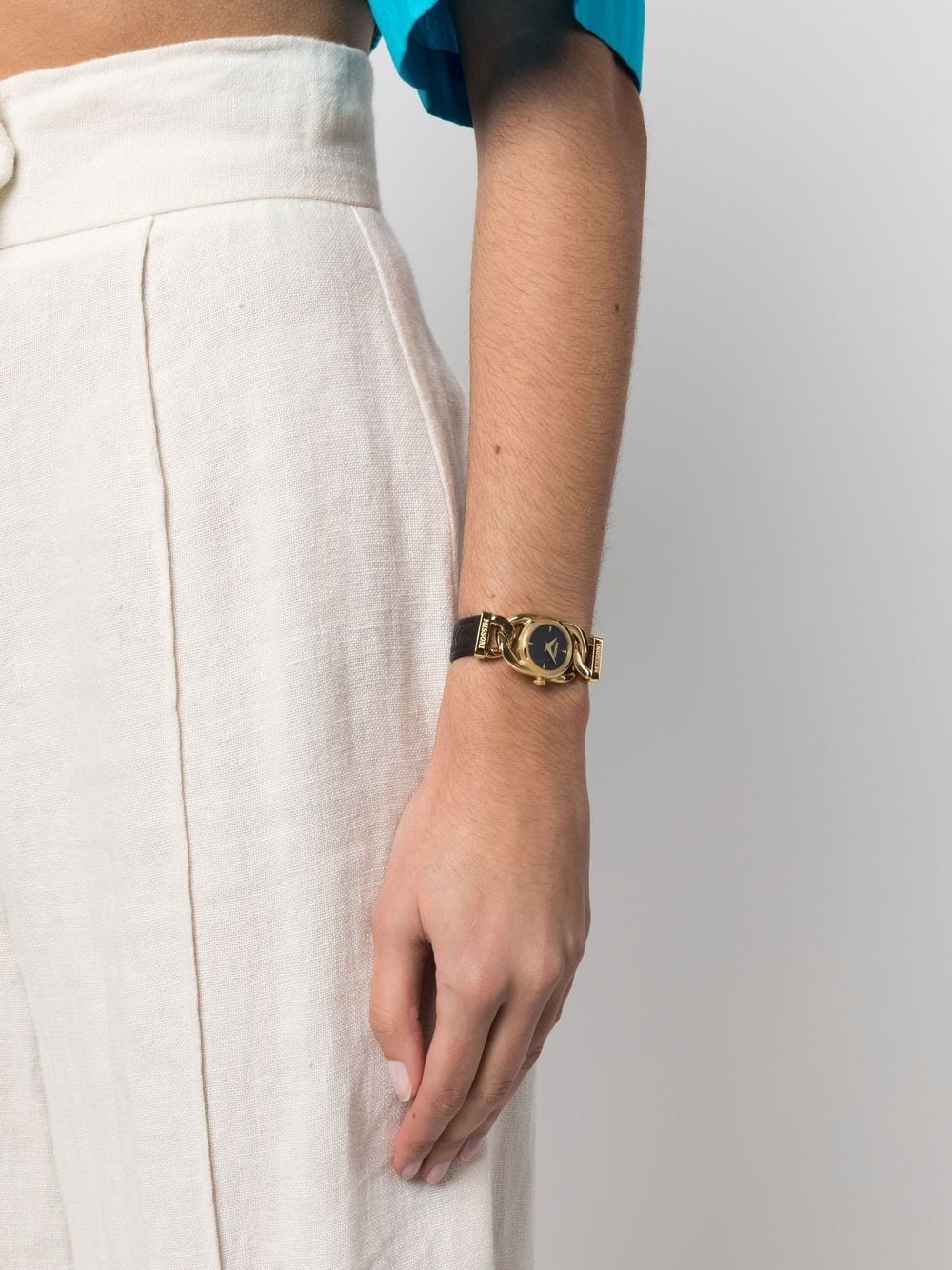 Gioiello zigzag-embossed strap 22mm - 2