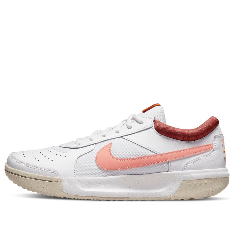(WMNS) Nike Zoom Court Lite 3 Low-Top Tennis Shoes White/Pink DH1042-116 1