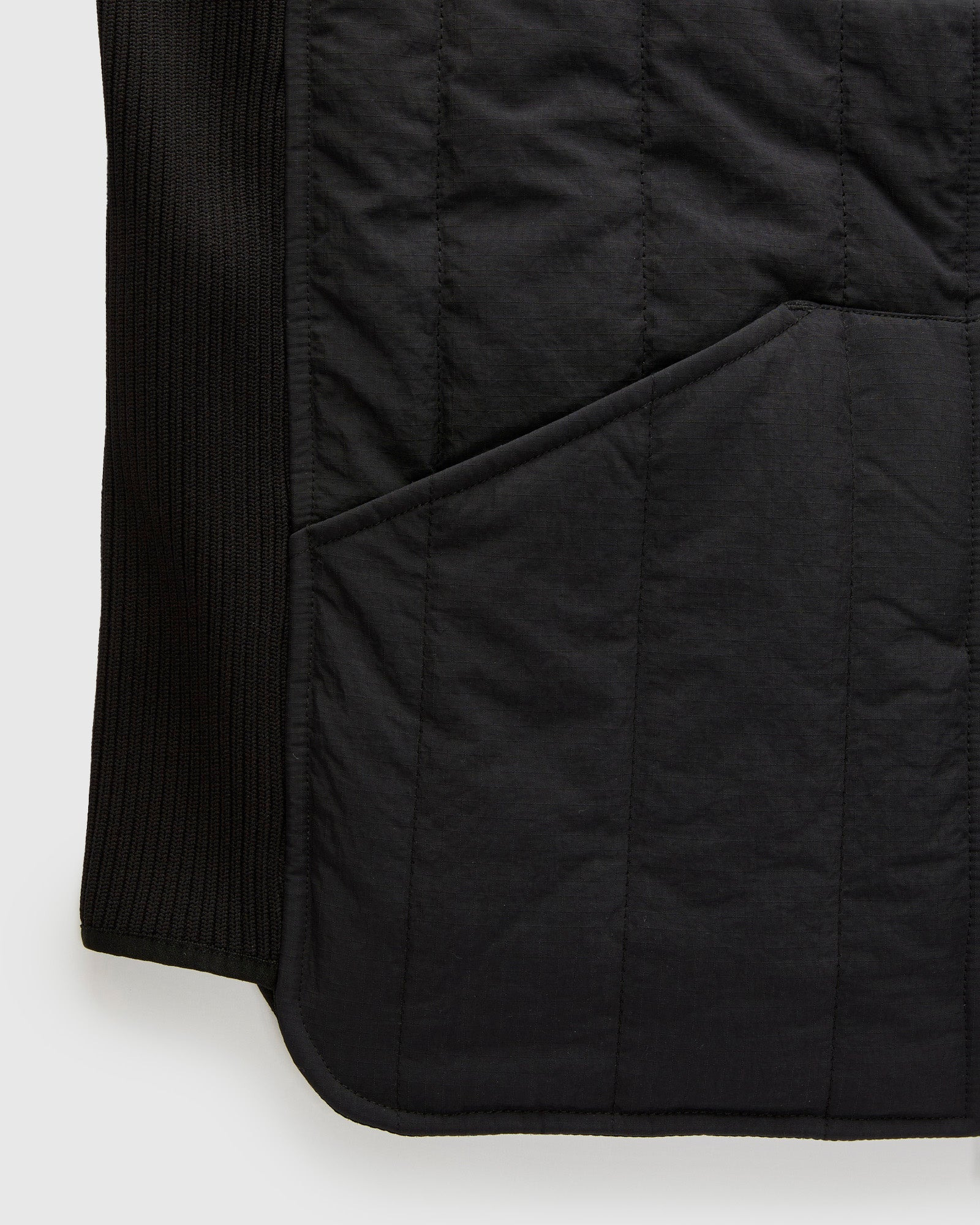 Liner Vest in Black Ripstop - 6
