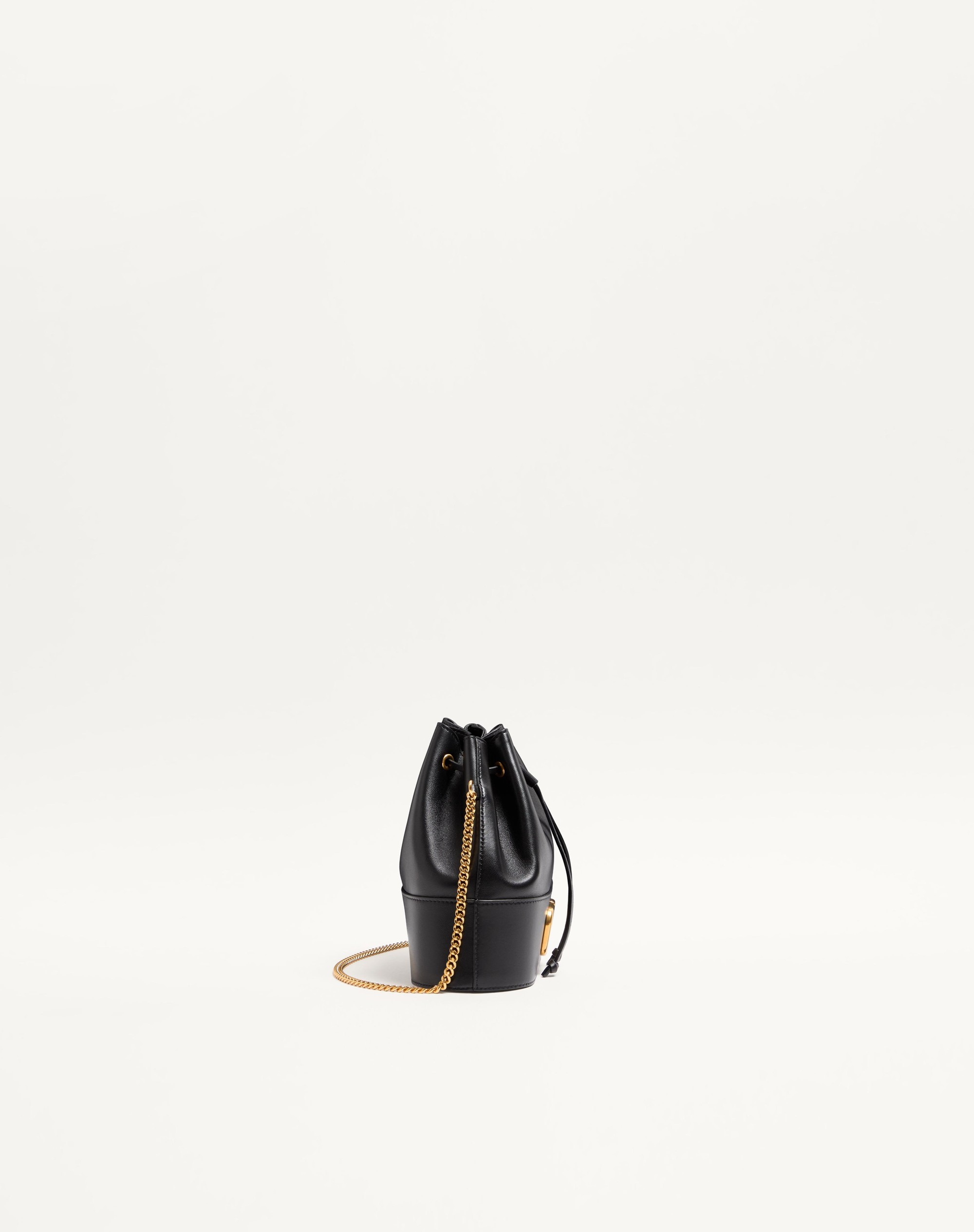 MINI BUCKET BAG IN NAPPA WITH VLOGO SIGNATURE CHAIN - 3
