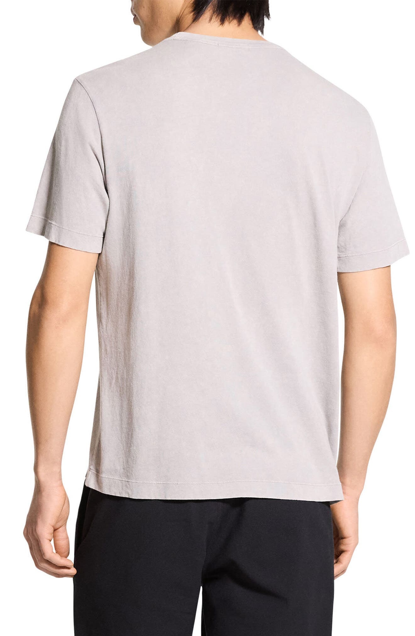 Theory Washed Pima Cotton T-Shirt in Dark Vapor at Nordstrom - 2