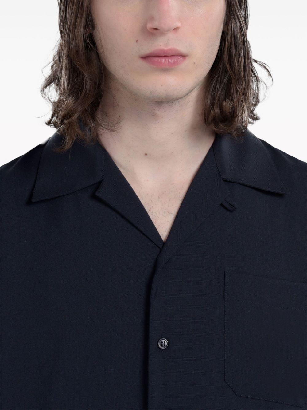 logo-patch short-sleeved shirt - 5
