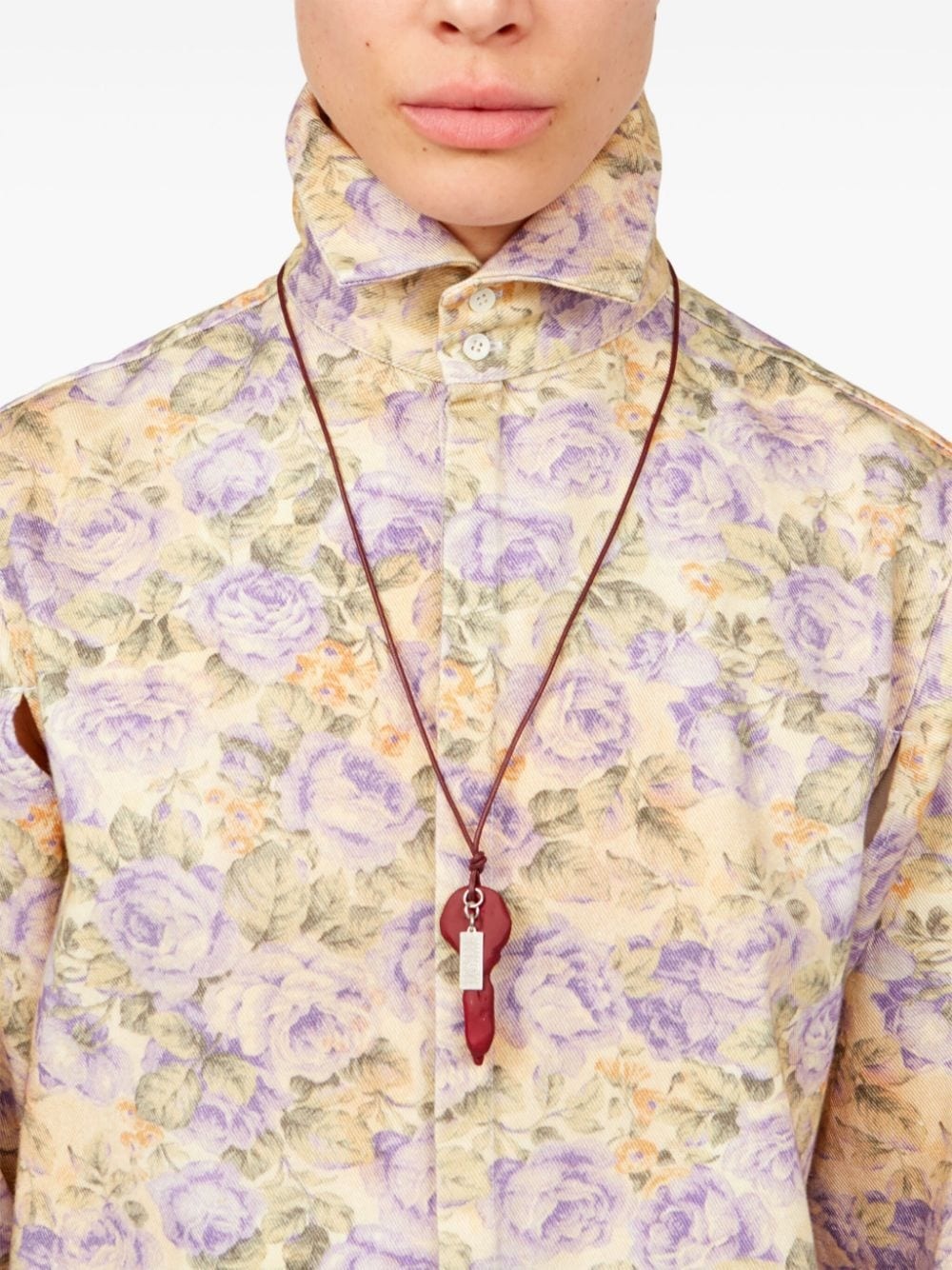 Candle Waxed key-pendant necklace - 4