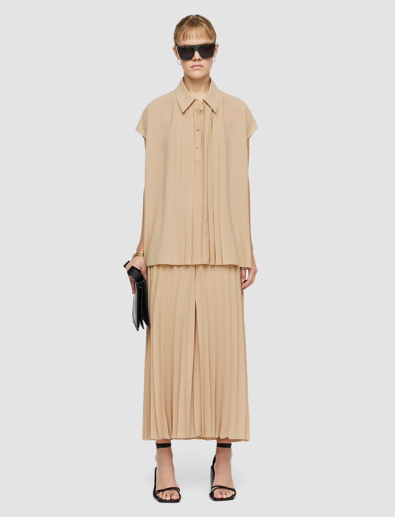 Airy Plissé Antin Blouse - 2