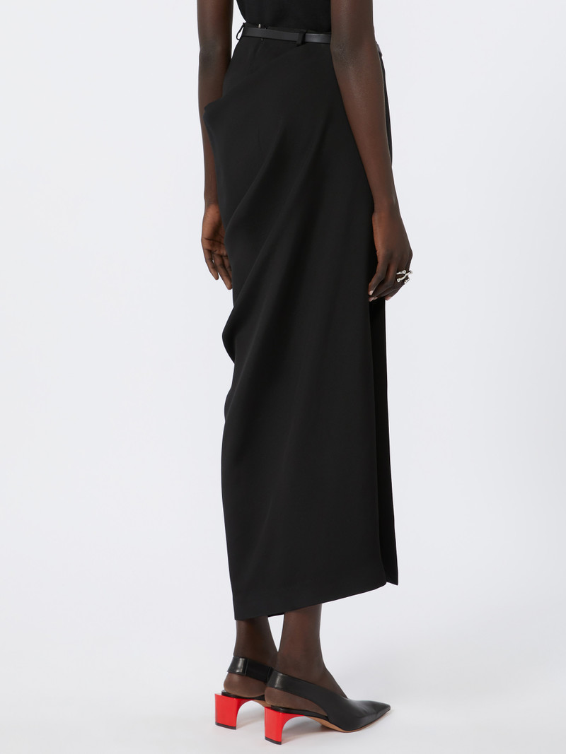 PONTIDA Asymmetric skirt with draping 4