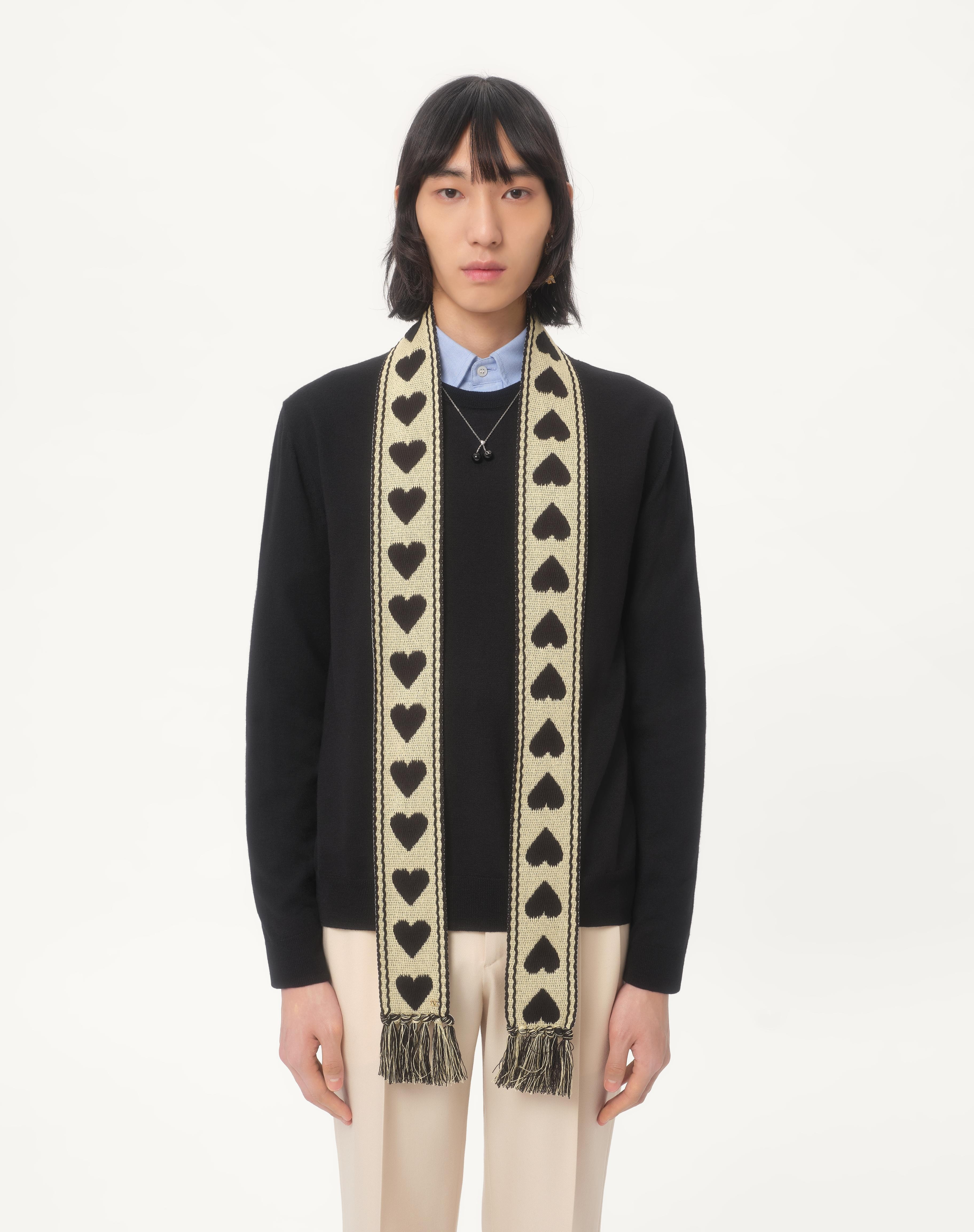ANTIBES COTTON SCARF WITH FRINGE - 3