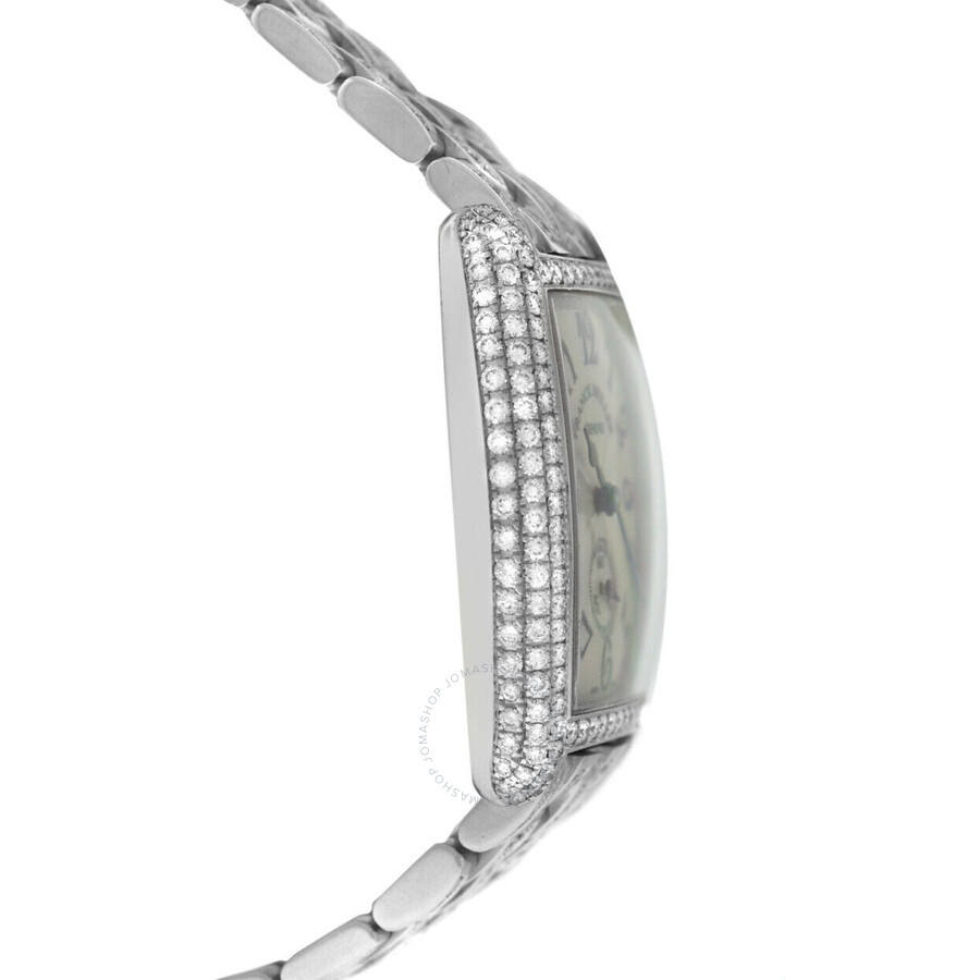 Pre-owned Franck Muller Curvex Hand Wind Diamond White Dial Ladies Watch 1750 S6 D - 4