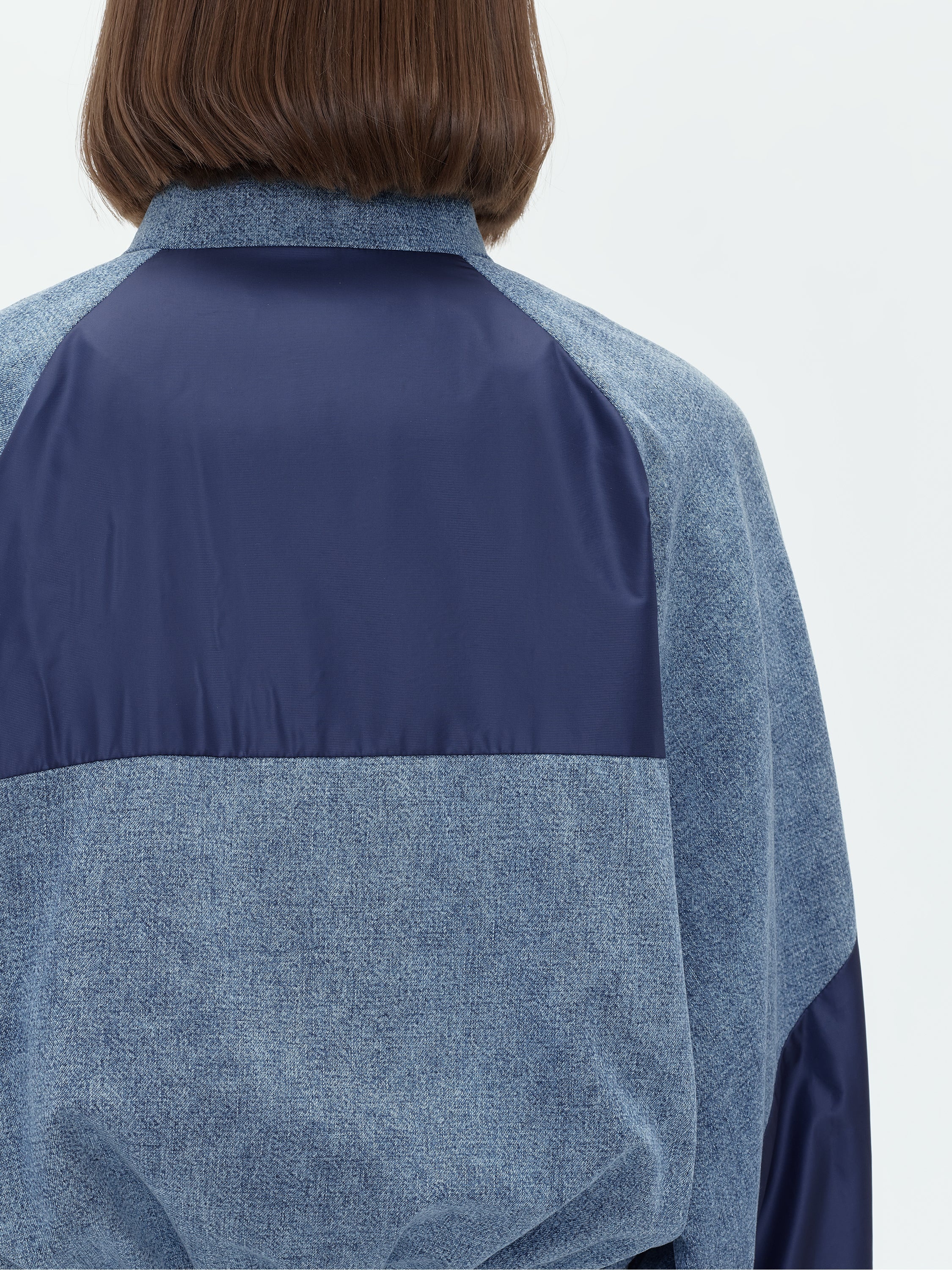 CHAMBRAY RETRO TRACK JACKET - 6