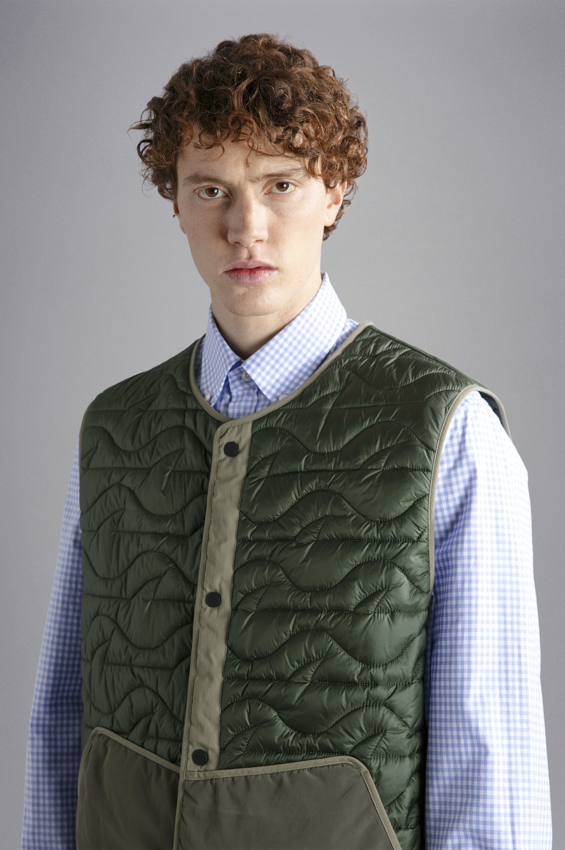 SHARK QUILTED GILET - 4