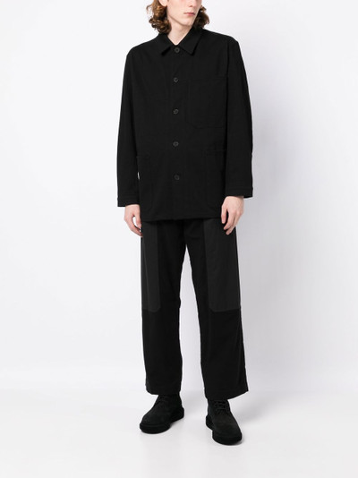 Yohji Yamamoto chest-pocket long-sleeve shirt outlook