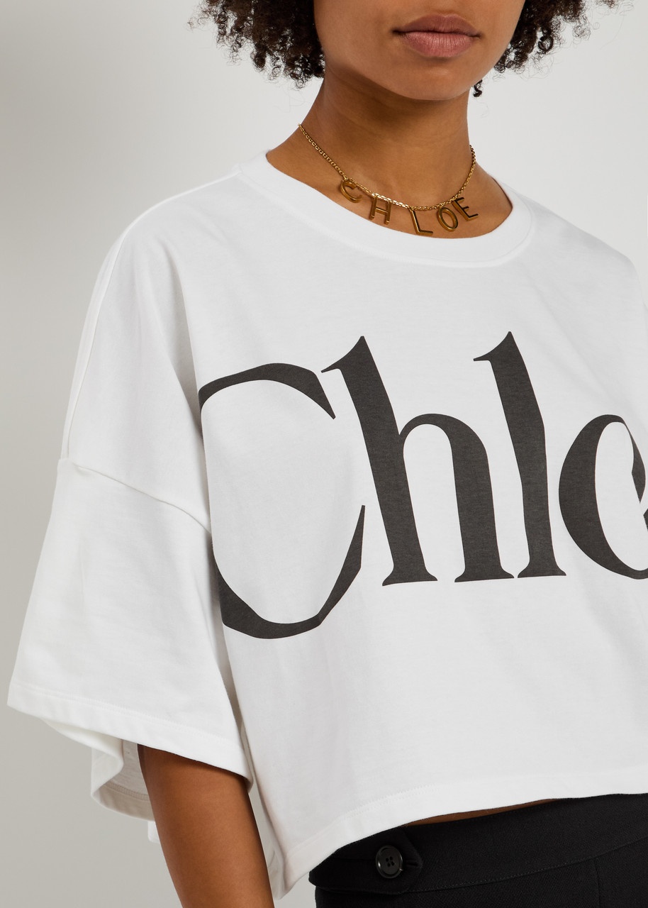 Chloe Logo-printed Cotton T-shirt - 5