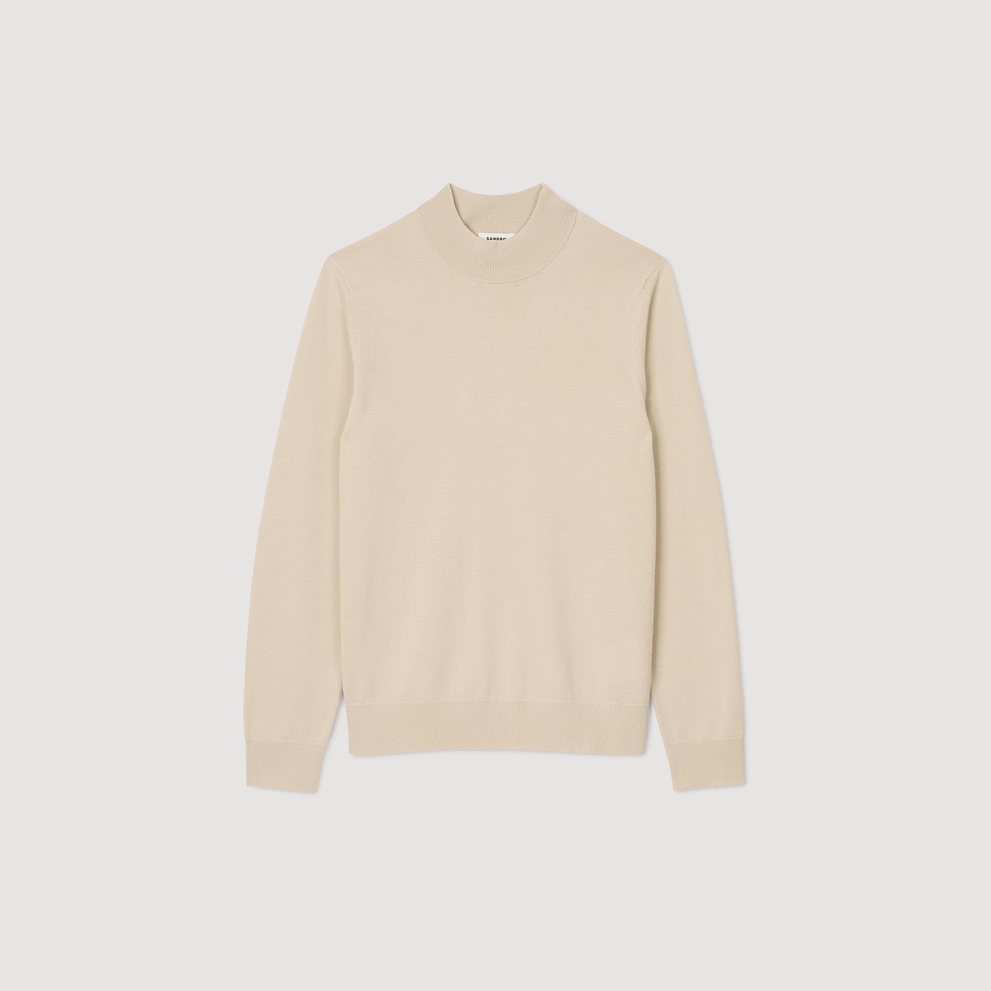 FUNNEL NECK SWEATER - 1