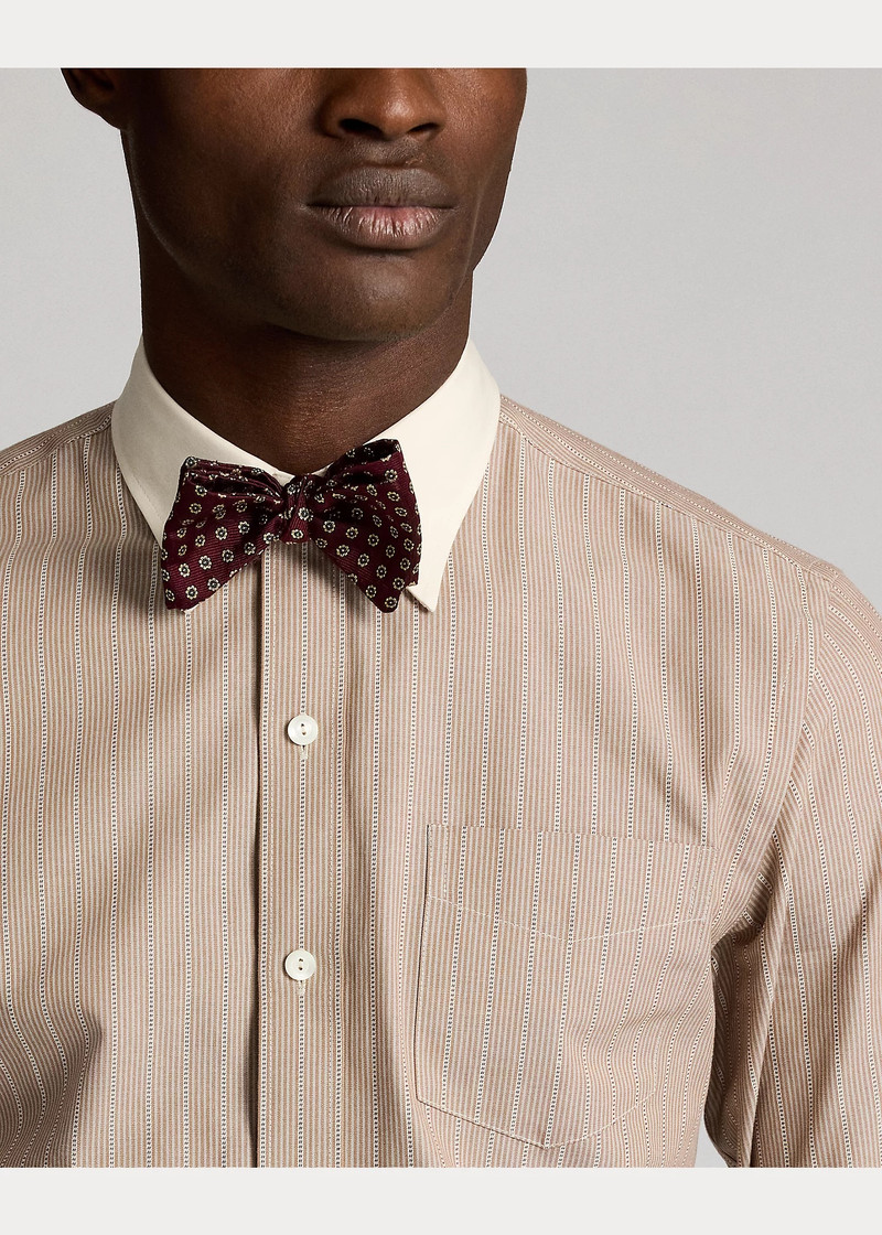 Slim Fit Striped Dobby Shirt 5