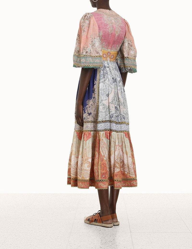 ANNEKE LANTERN MIDI DRESS 4