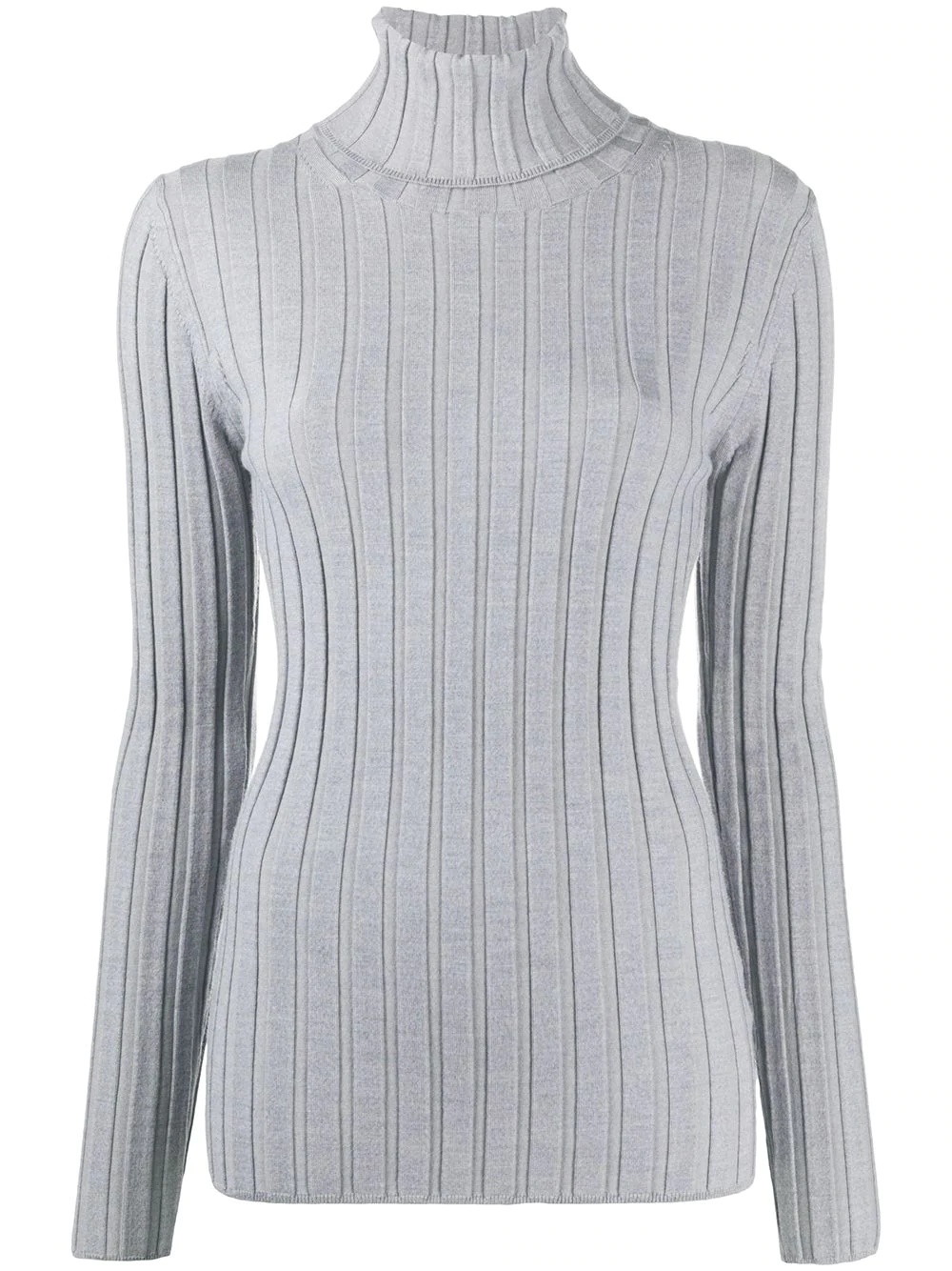 ribbed roll-neck jumper - 1