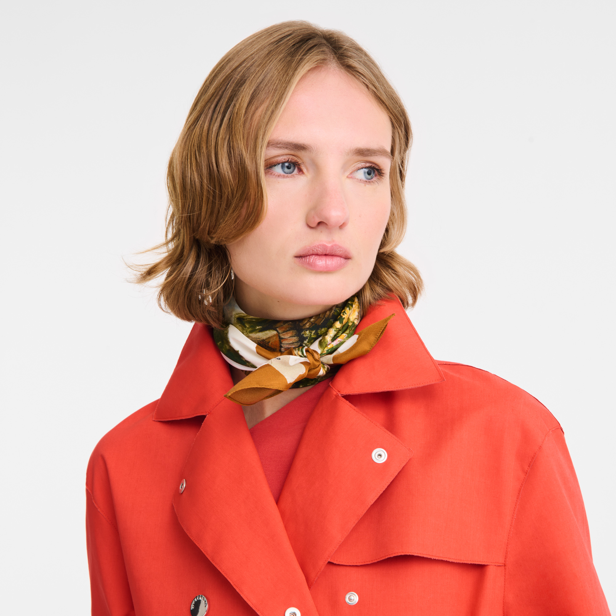 Pastoral Beauty Silk scarf 70 Marmalade - OTHER - 2