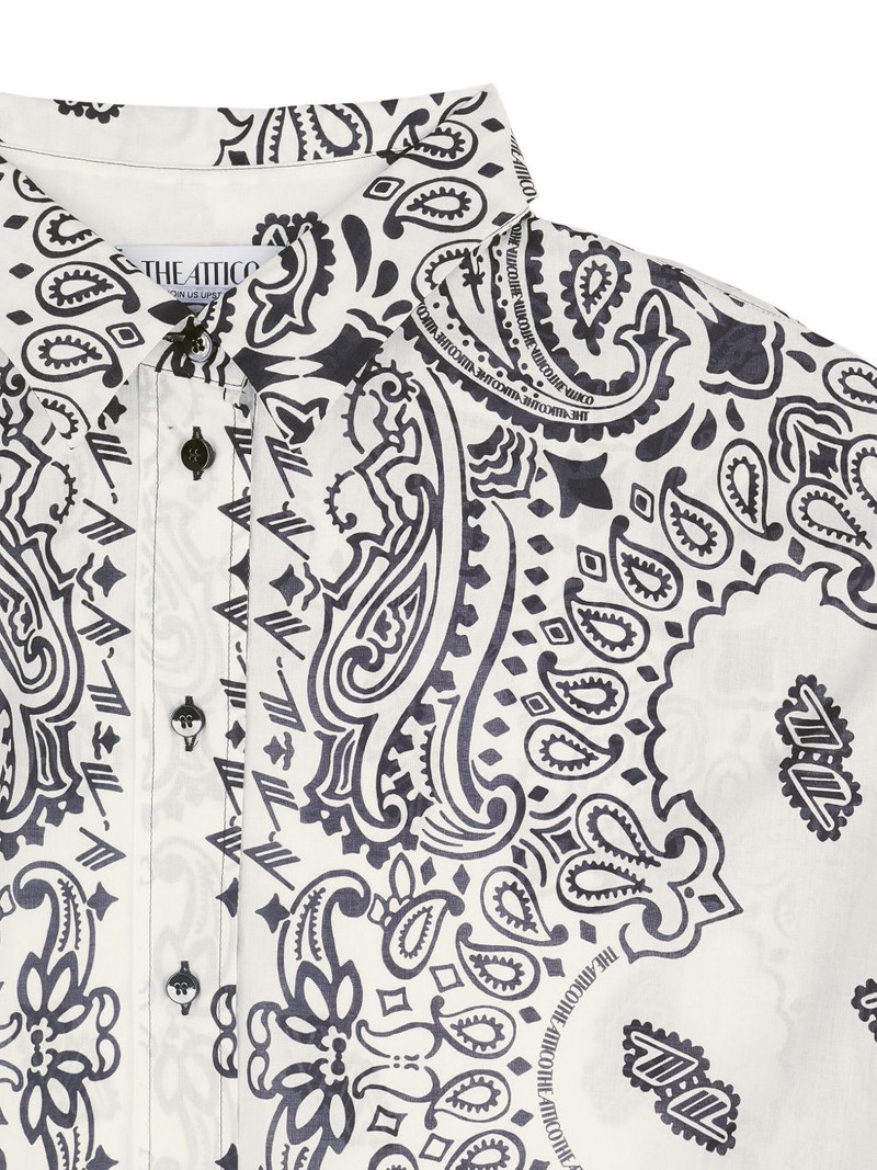 THE ATTICO WHITE AND BLACK SHIRT outlook