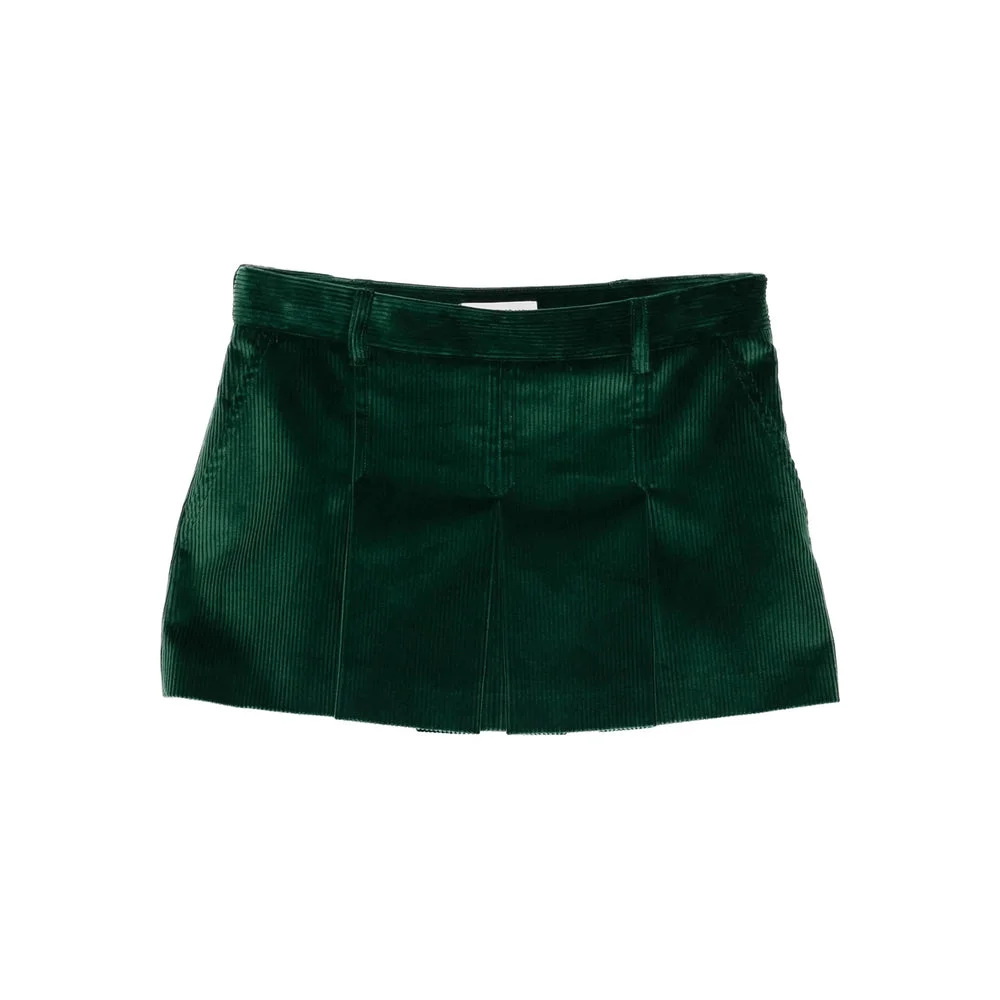 Miu Miu Green Skirts - Pleated Skirts Women - 1