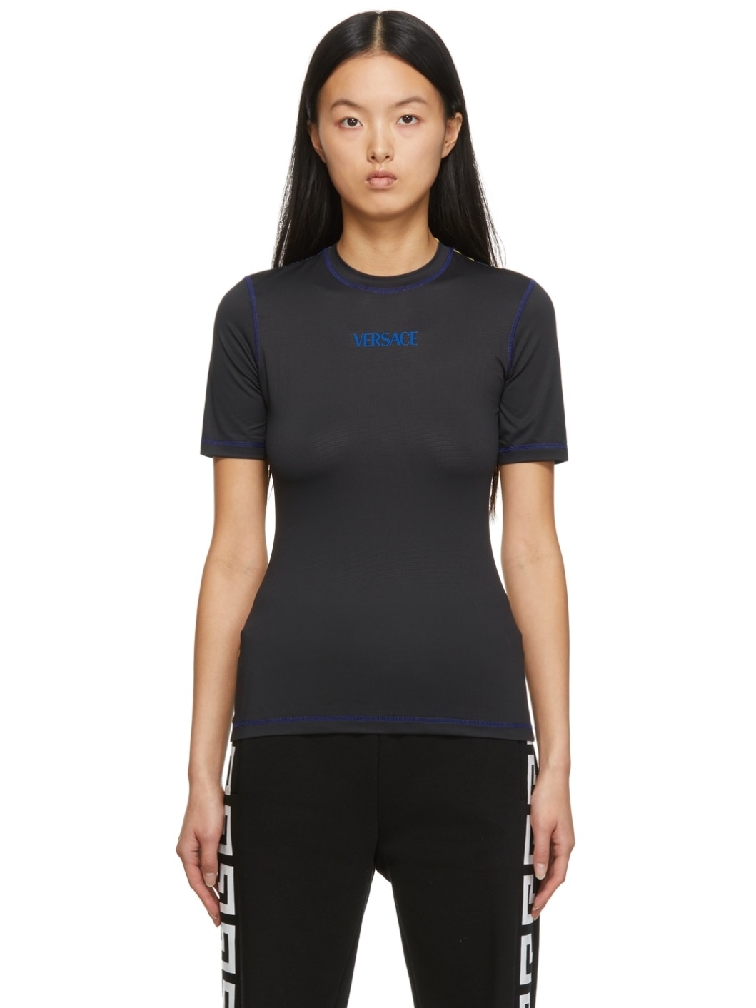 Black Logo Sport Top - 1