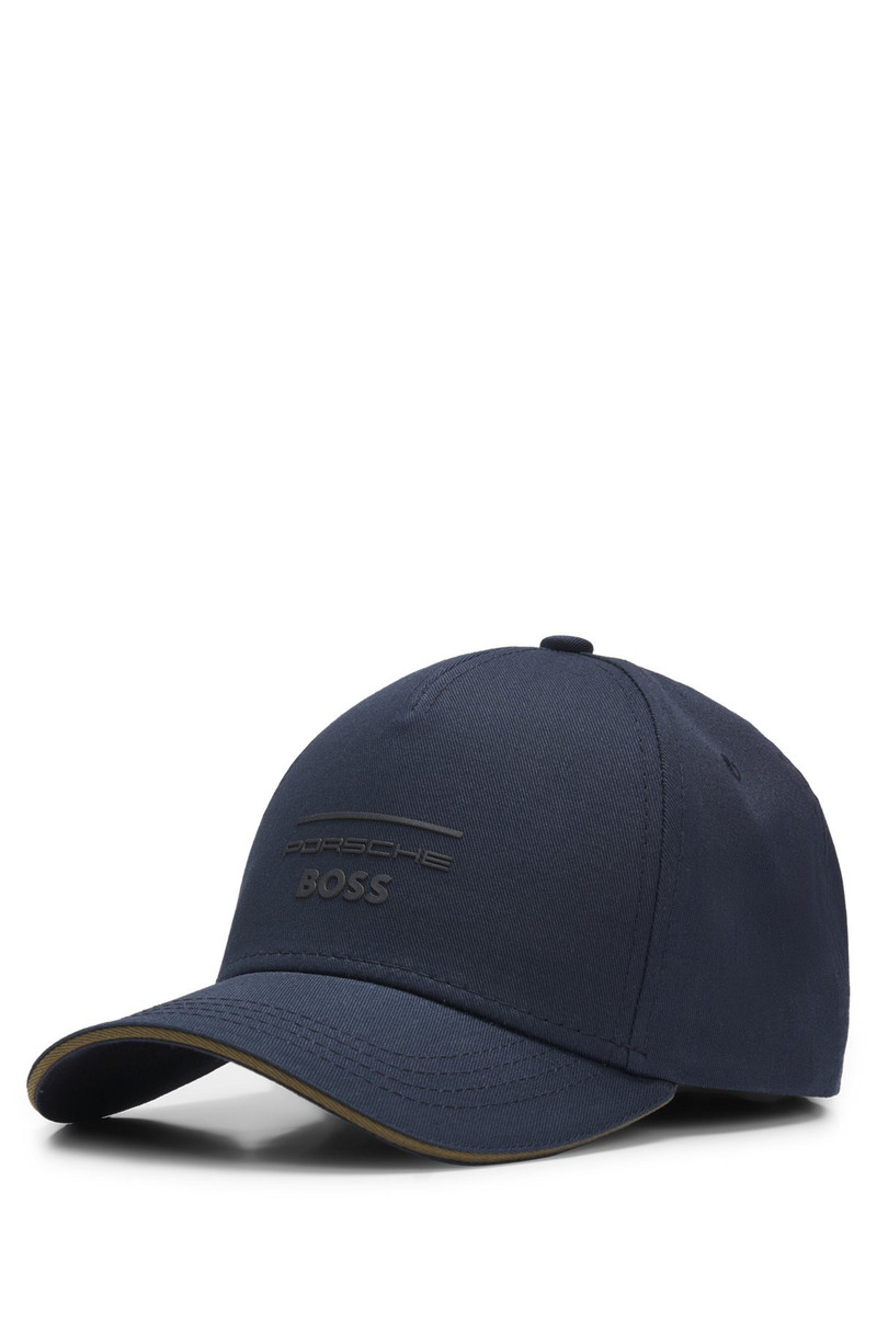 PORSCHE X BOSS COTTON-TWILL CAP WITH COLLABORATIVE BRANDING 1