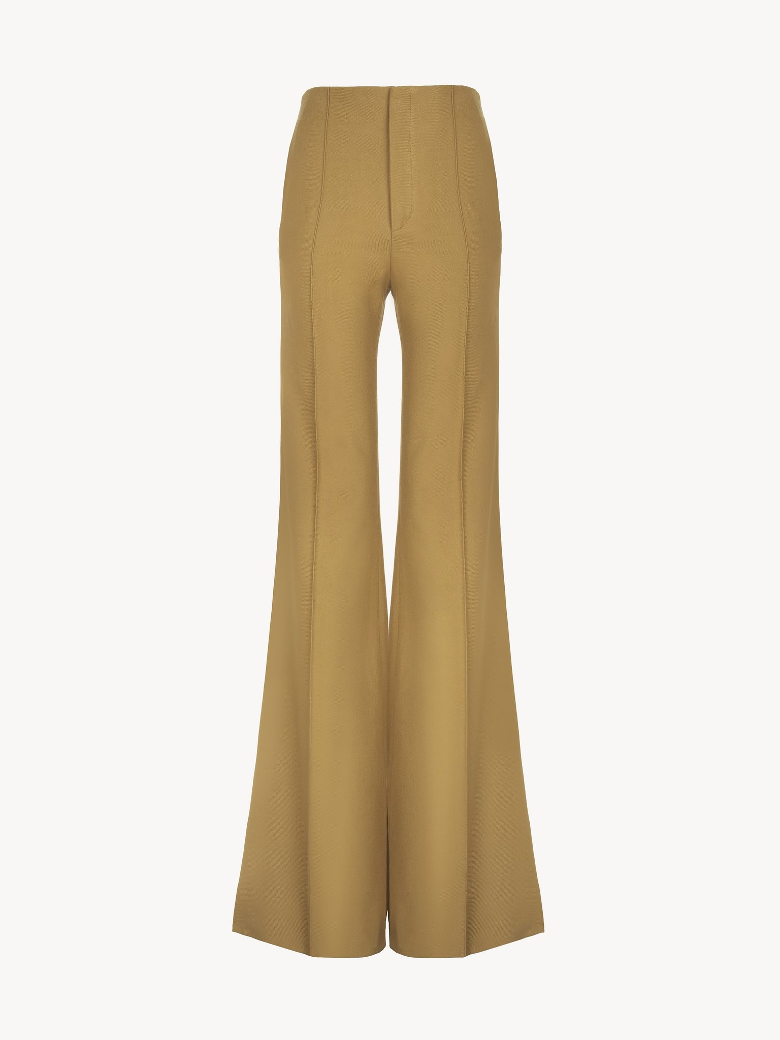 FLARE PANTS IN COTTON DRILL - 2