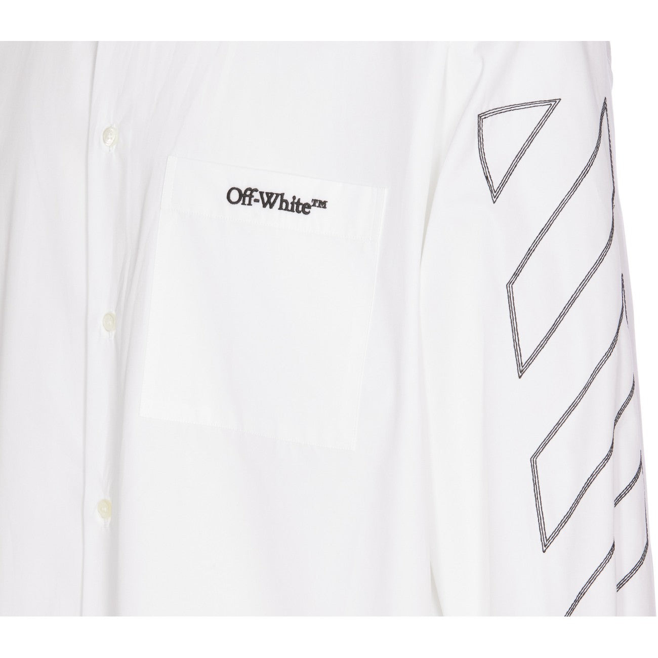 Off White Men Diag Outl Shirt Jacket - 2
