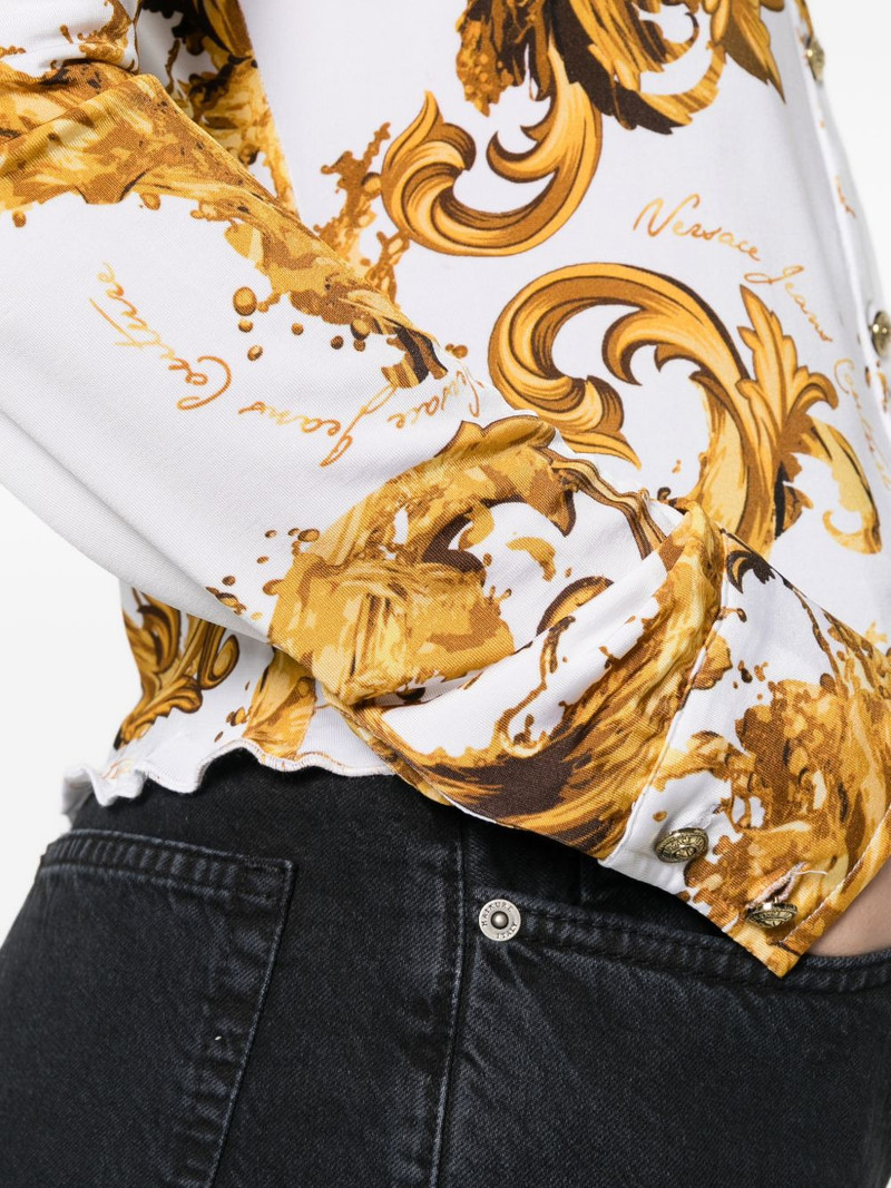 Barocco-print shirt 5