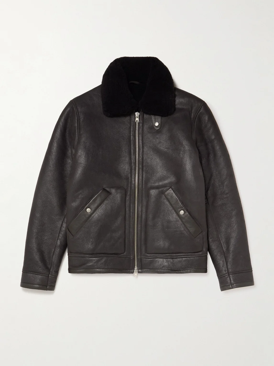 Atkinson 8173 Shearling Bomber Jacket - 1