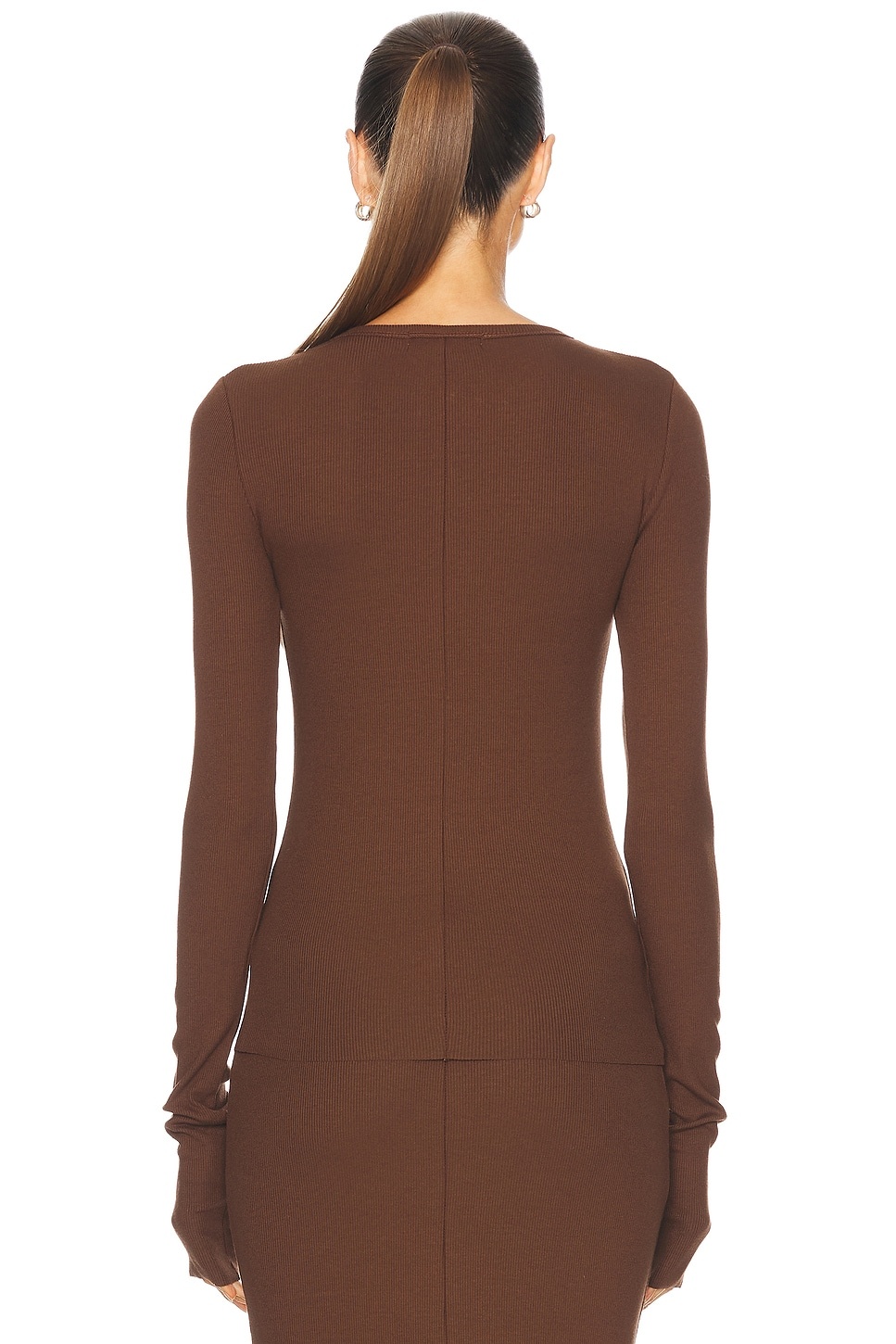 Long Sleeve Fitted Top - 3