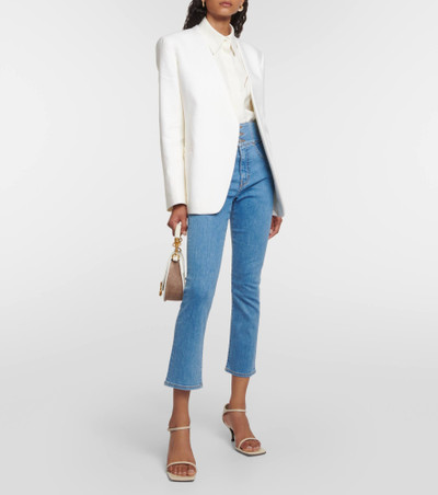 VERONICA BEARD Carly high-rise kick-flare jeans outlook