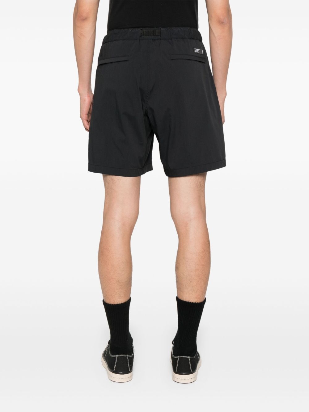 logo-print shorts - 4